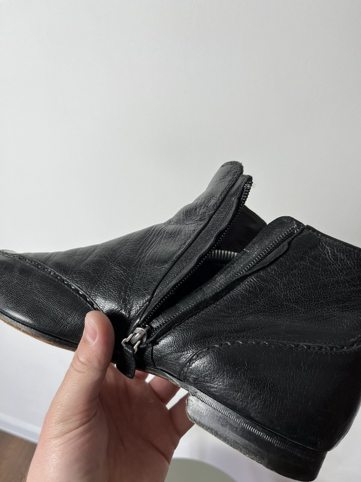 Bottega Veneta Bottega Veneta Leather Side-Zip Boots 42.5 EU / 9.5 US Size US 9.5 / EU 42-43 - 16 Thumbnail