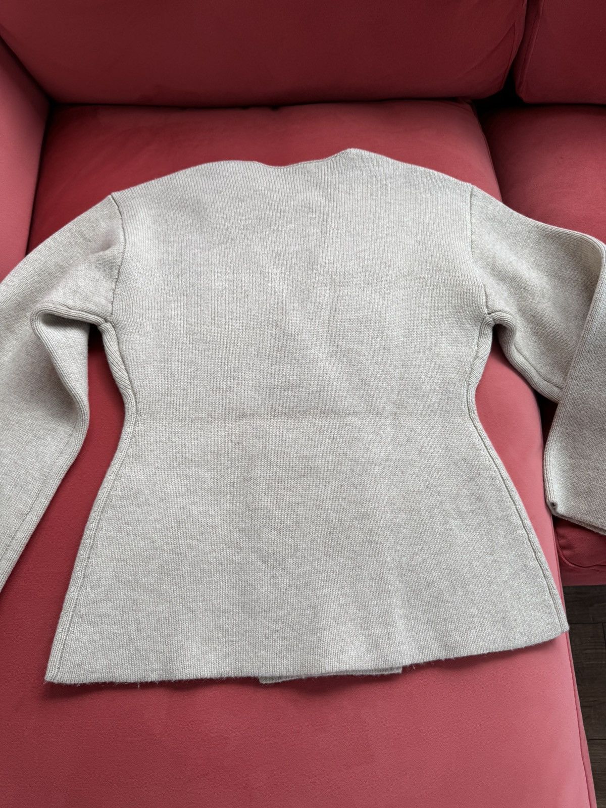 By Malene Birger By Malene Birger New structured knit cardigan, beige, size M Size M / US 6-8 / IT 42-44 - 15 Thumbnail