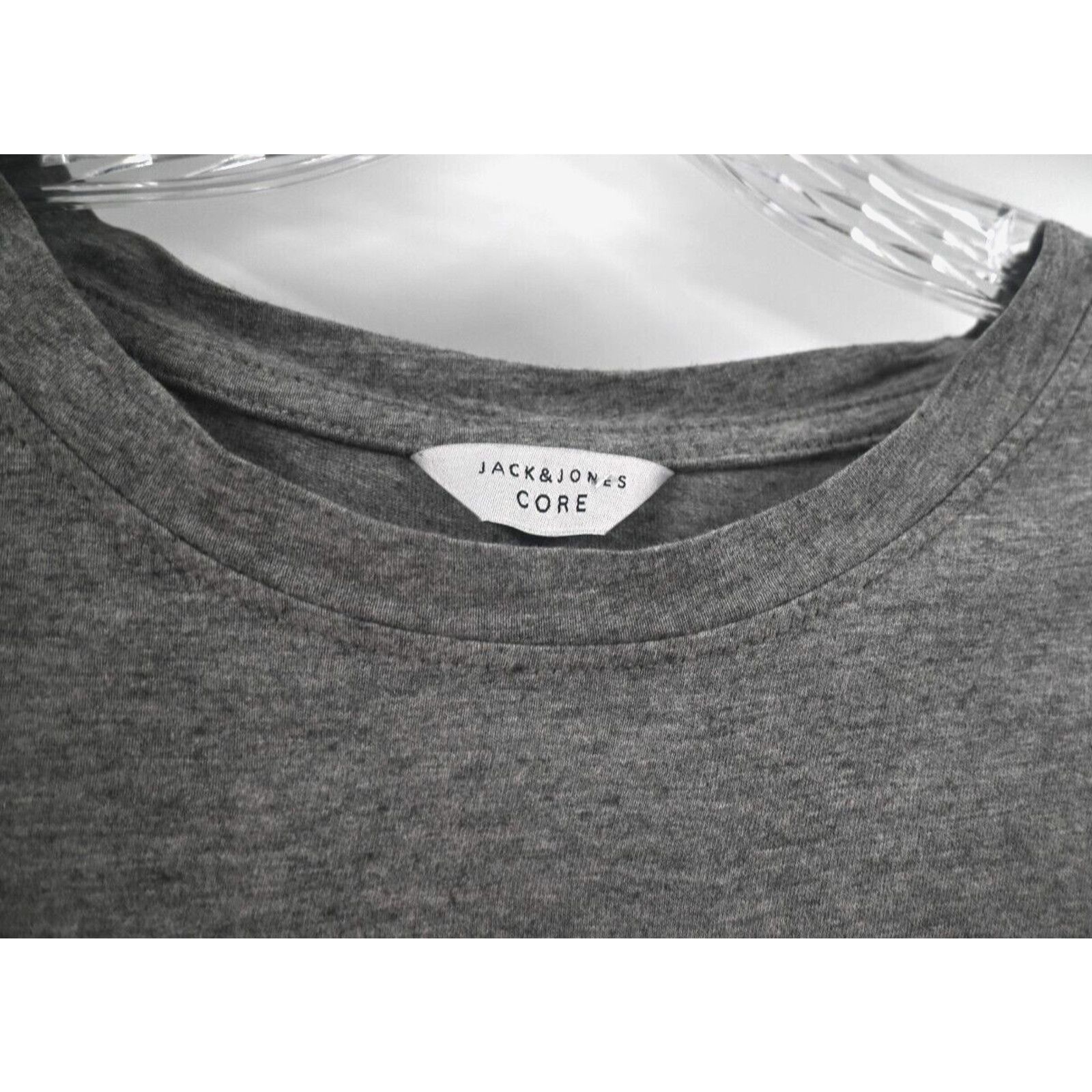 Jack & Jones Jack & Jones Core Gray Navy Longline T-Shirt Pocket Medium Size US M / EU 48-50 / 2 - 5 Thumbnail