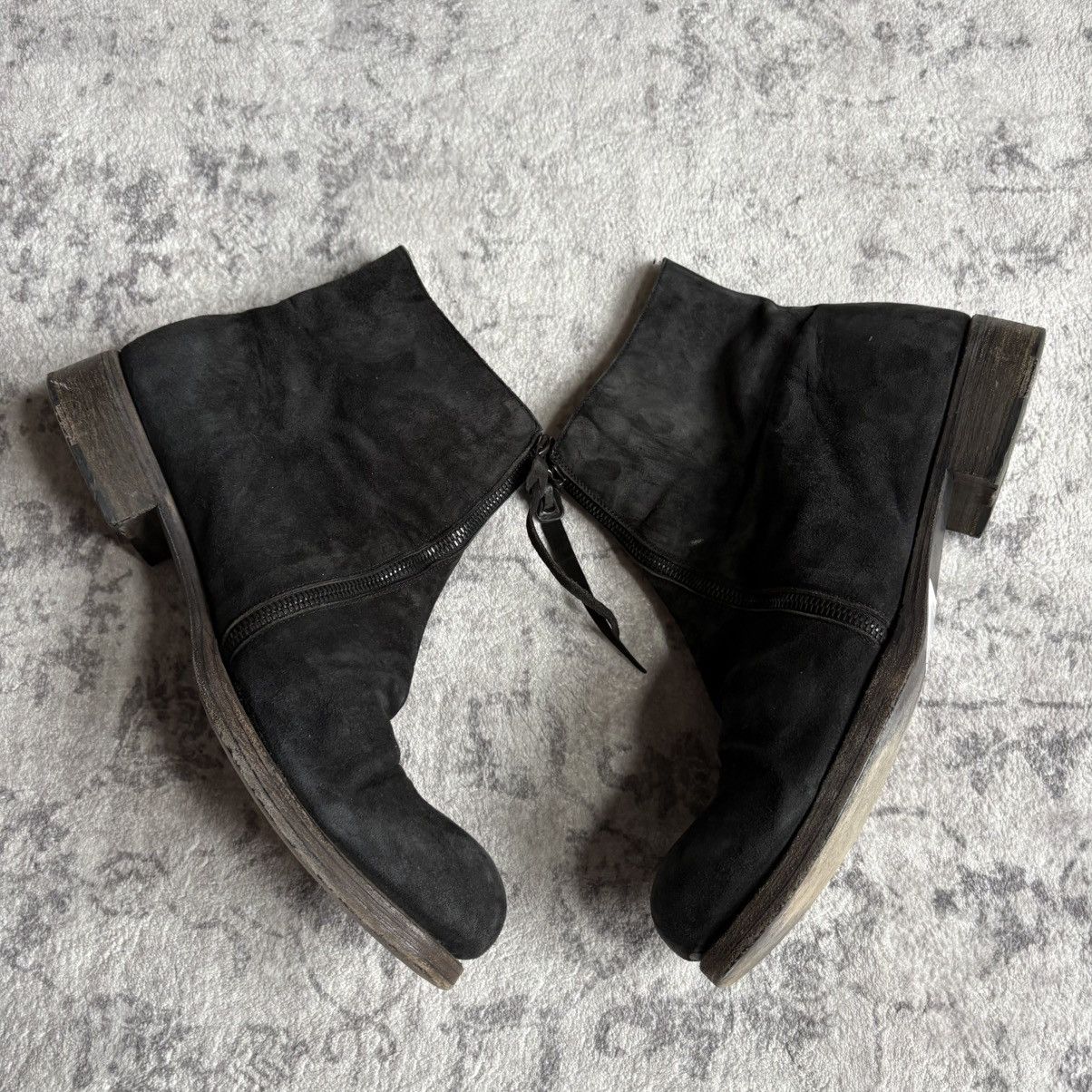 Ma+ Ma+ Front Spiral Zip Suede Boots Black | Size 44 Size US 11 / EU 44 - 6 Thumbnail