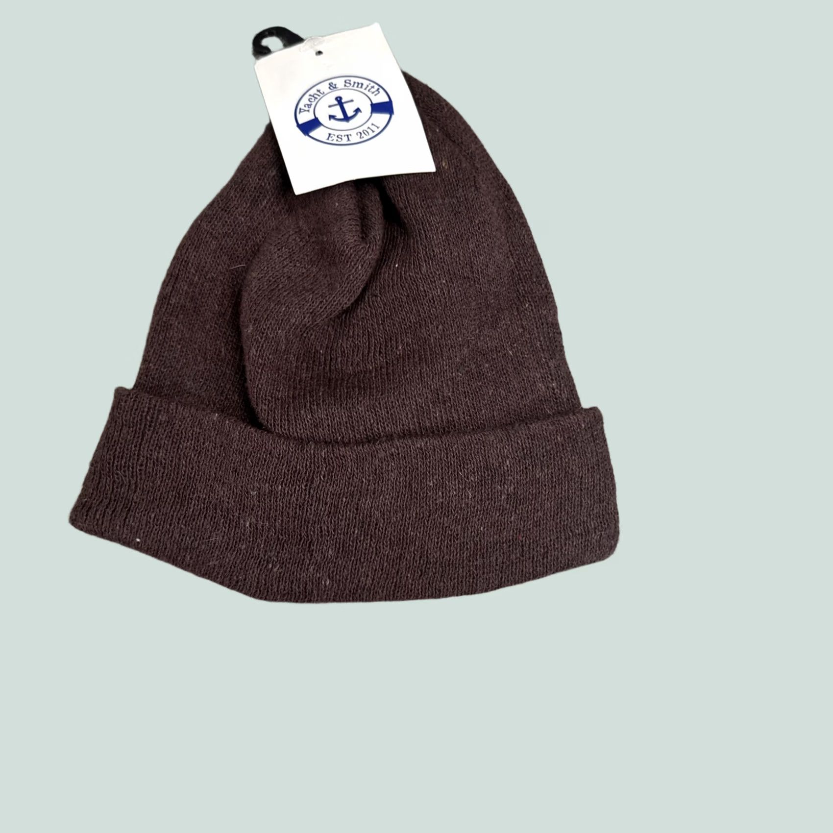 Vintage Yacht & Smith Beanie Unisex Adults One Size Dark Gray Knit Hats Men Women Size ONE SIZE - 1 Thumbnail