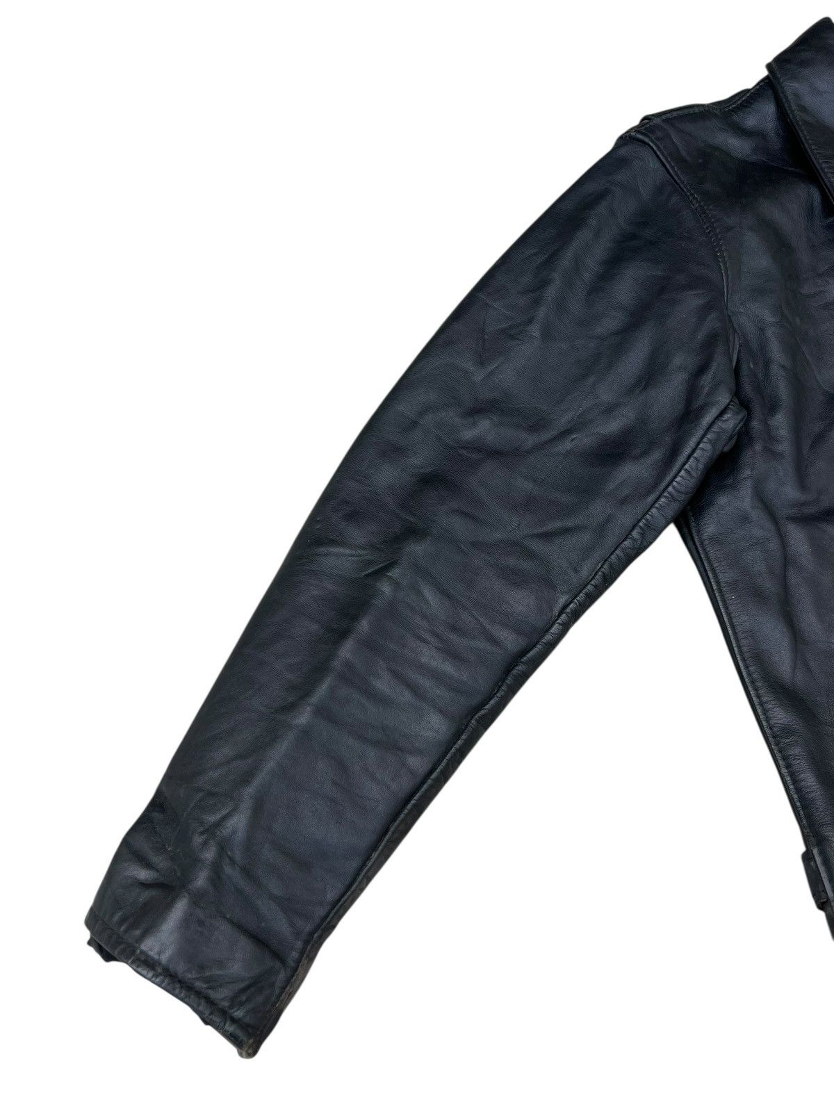 Schott Vintage 80s Schott 642 Distress Patina Leather Rider Jacket Size US S / EU 44-46 / 1 - 8 Thumbnail