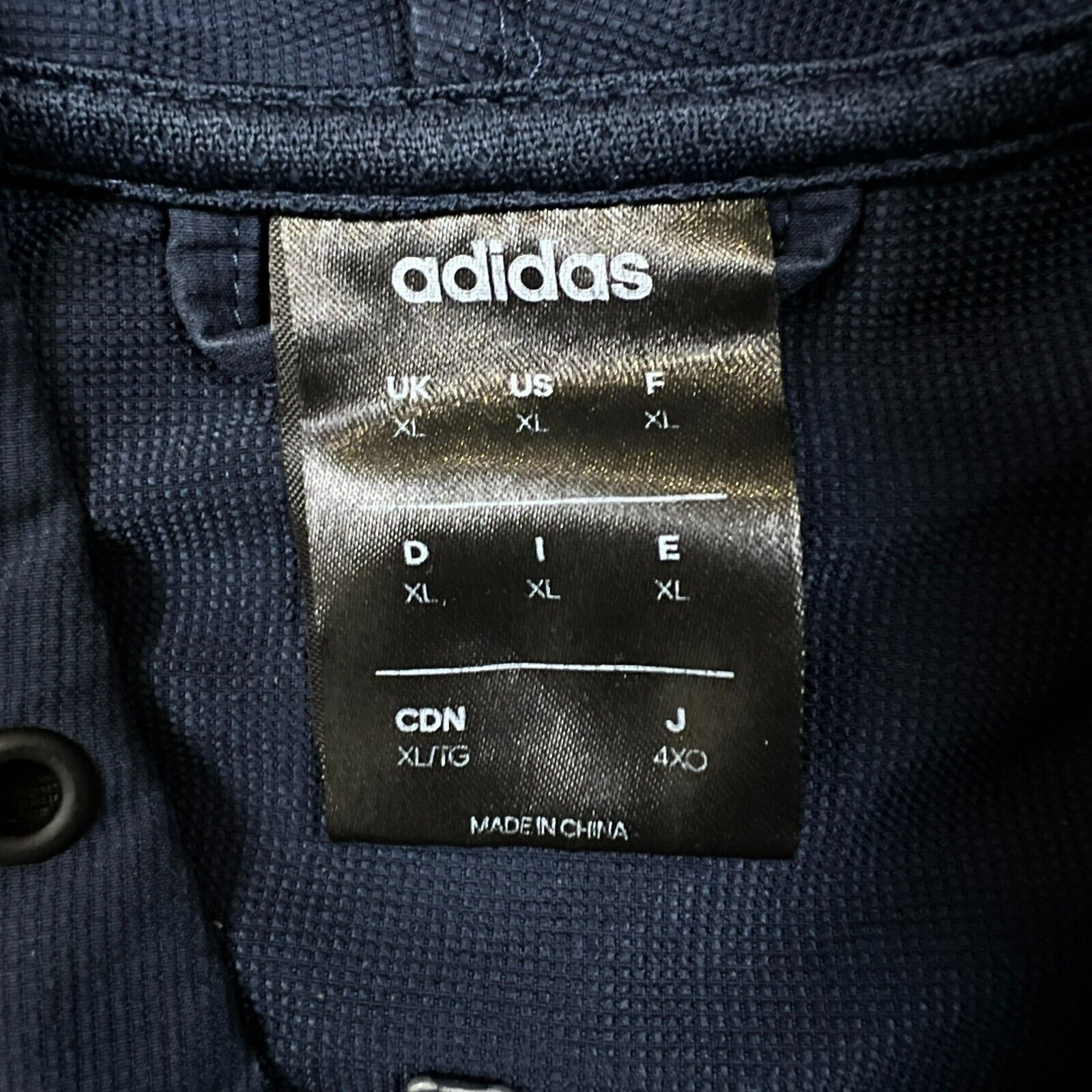 Adidas × Vintage Adidas Jacket XL Stripe Spell Out Outdoor Zip Windbreaker Size US XL / EU 56 / 4 - 5 Thumbnail