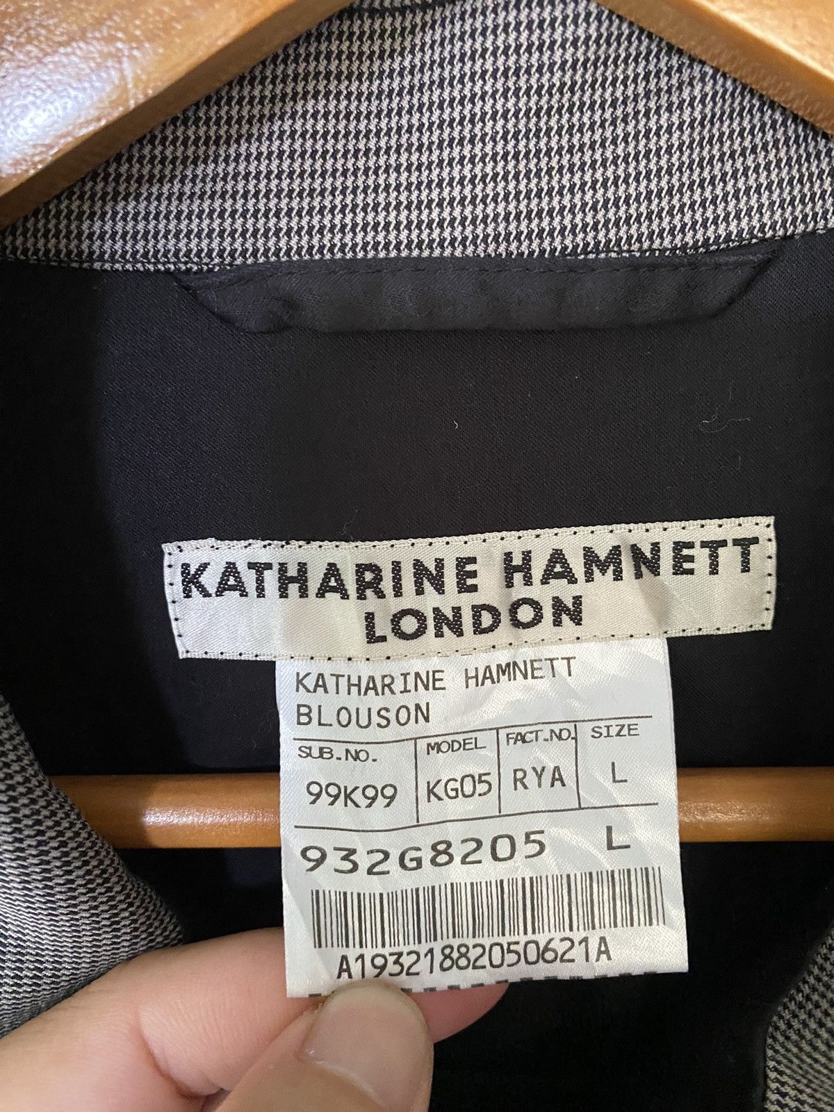 Katharine Hamnett London 2000s Hamnett Black Zipper parka jacket Size US M / EU 48-50 / 2 - 13 Thumbnail