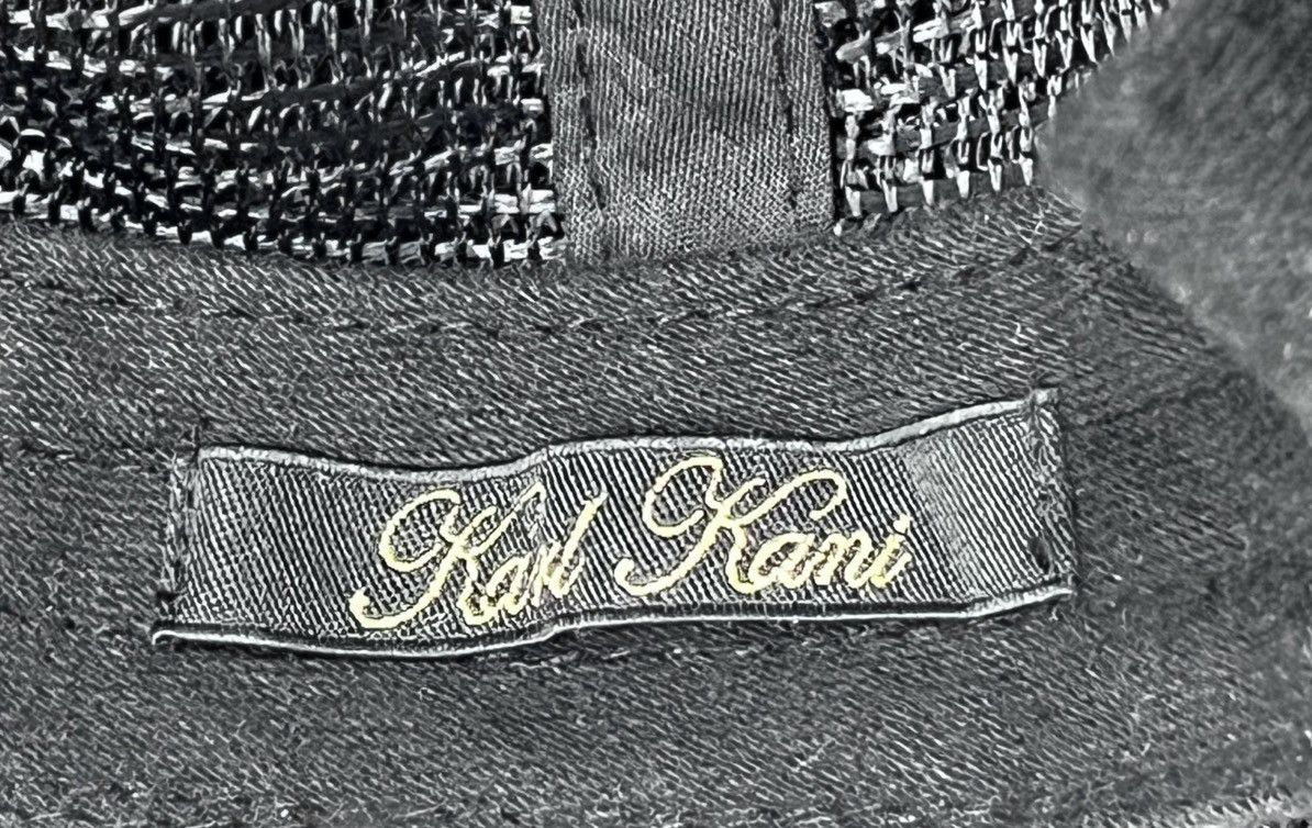 Karl Kani 90’s KARL KANI BROOKLYN Bling SpellOut Poly-Wool Trucker Hat Size ONE SIZE - 11 Thumbnail
