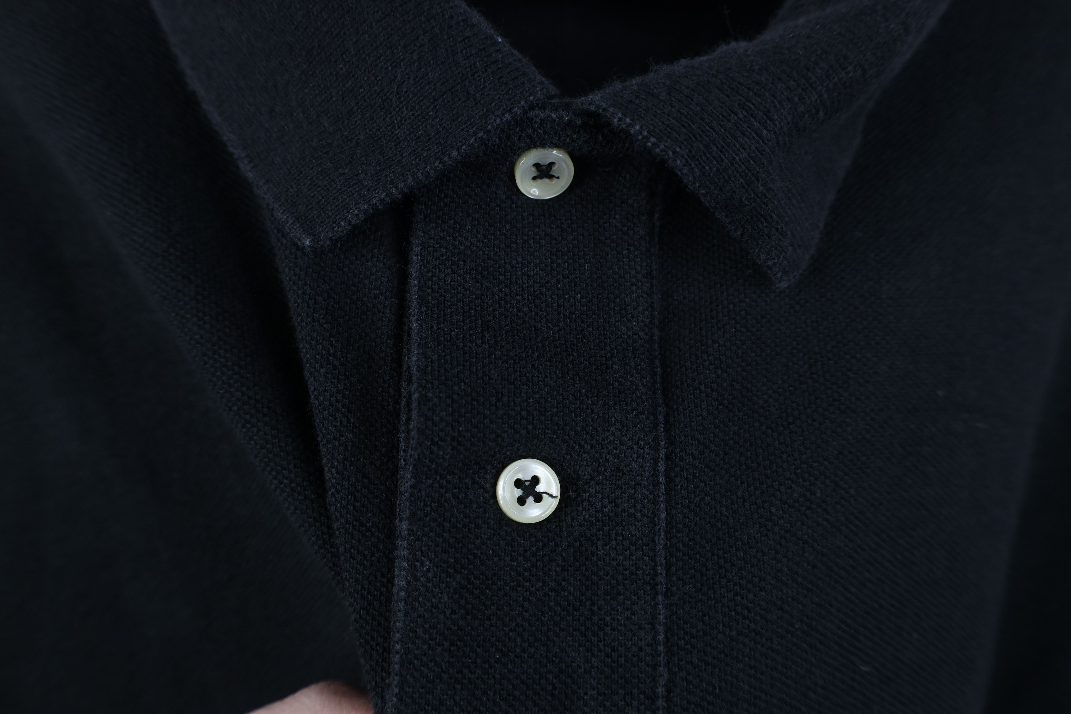 Ralph Lauren Vintage 90s Ralph Lauren Pique Cotton Golf Polo Shirt Black Size US XXL / EU 58 / 5 - 5 Thumbnail
