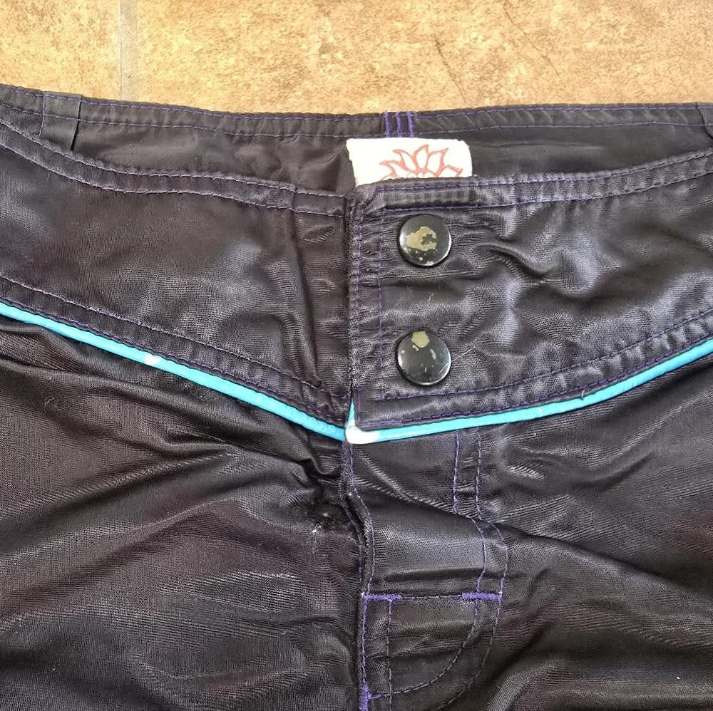 Designer Black Multicolored 619 Bikini Board Short Size ONE SIZE - 3 Thumbnail