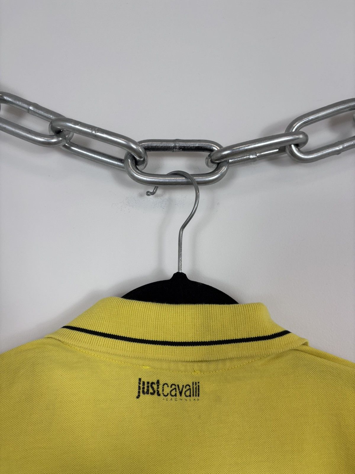 Just Cavalli Just Cavalli Beachwear Men’s Yellow Short Sleeve Polo Shirt Size US L / EU 52-54 / 3 - 18 Thumbnail