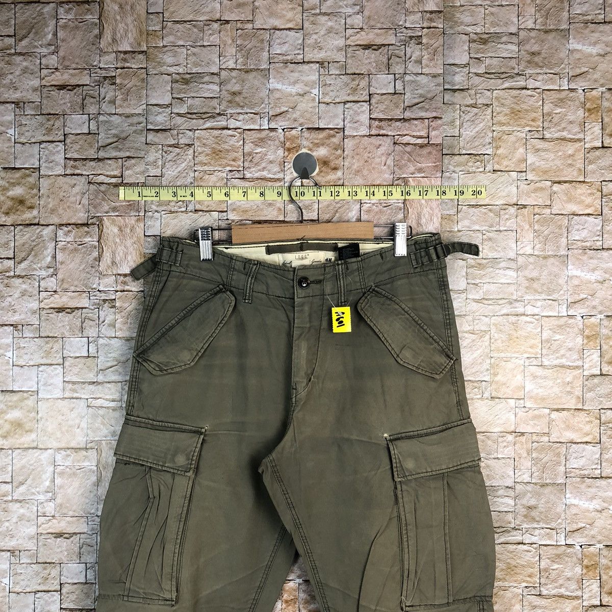 Japanese Brand H&M Green Cargo Multipocket Pants #A601 Size US 29 - 4 Thumbnail