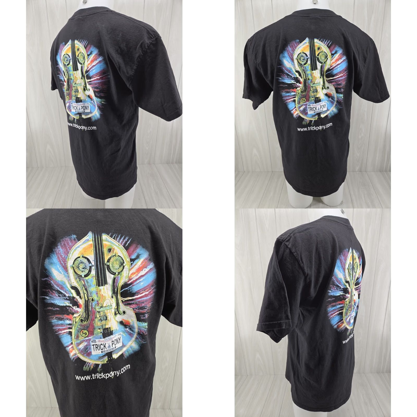 Gildan VINTAGE Trick Pony Tour T Shirt Large Black Short Sleeve Band Gildan Mens L Size US L / EU 52-54 / 3 - 8 Thumbnail