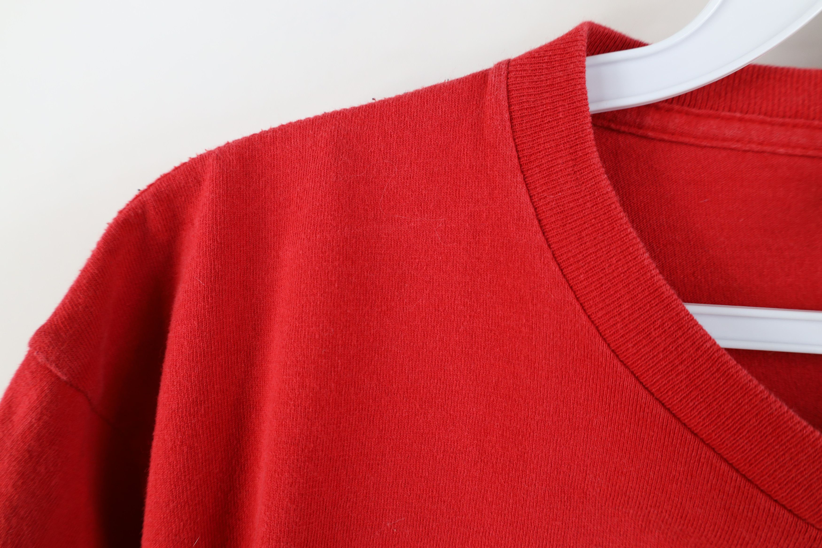 Ralph Lauren Vintage 90s Ralph Lauren P Long Sleeve T-Shirt Red Cotton Size US S / EU 44-46 / 1 - 7 Thumbnail