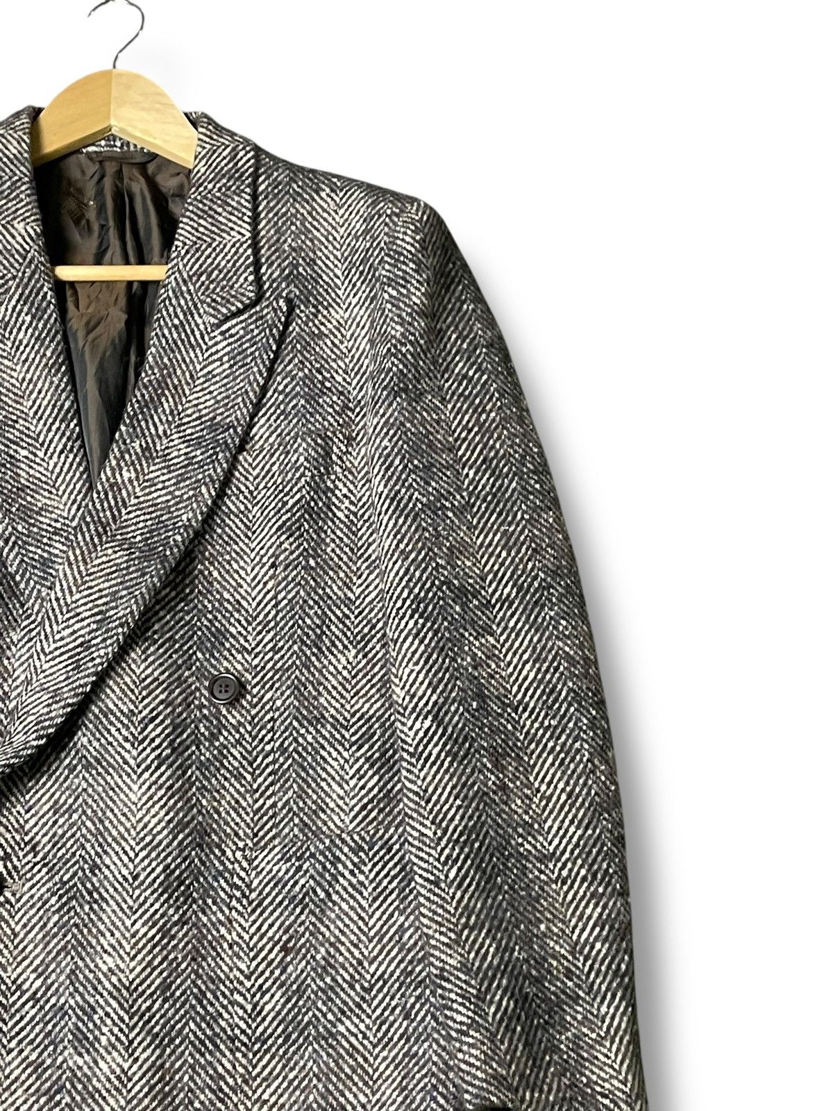 Lanvin × Vintage Lanvin Paris Textured Double Breasted Coat (55) Size US XXS / EU 40 - 5 Thumbnail