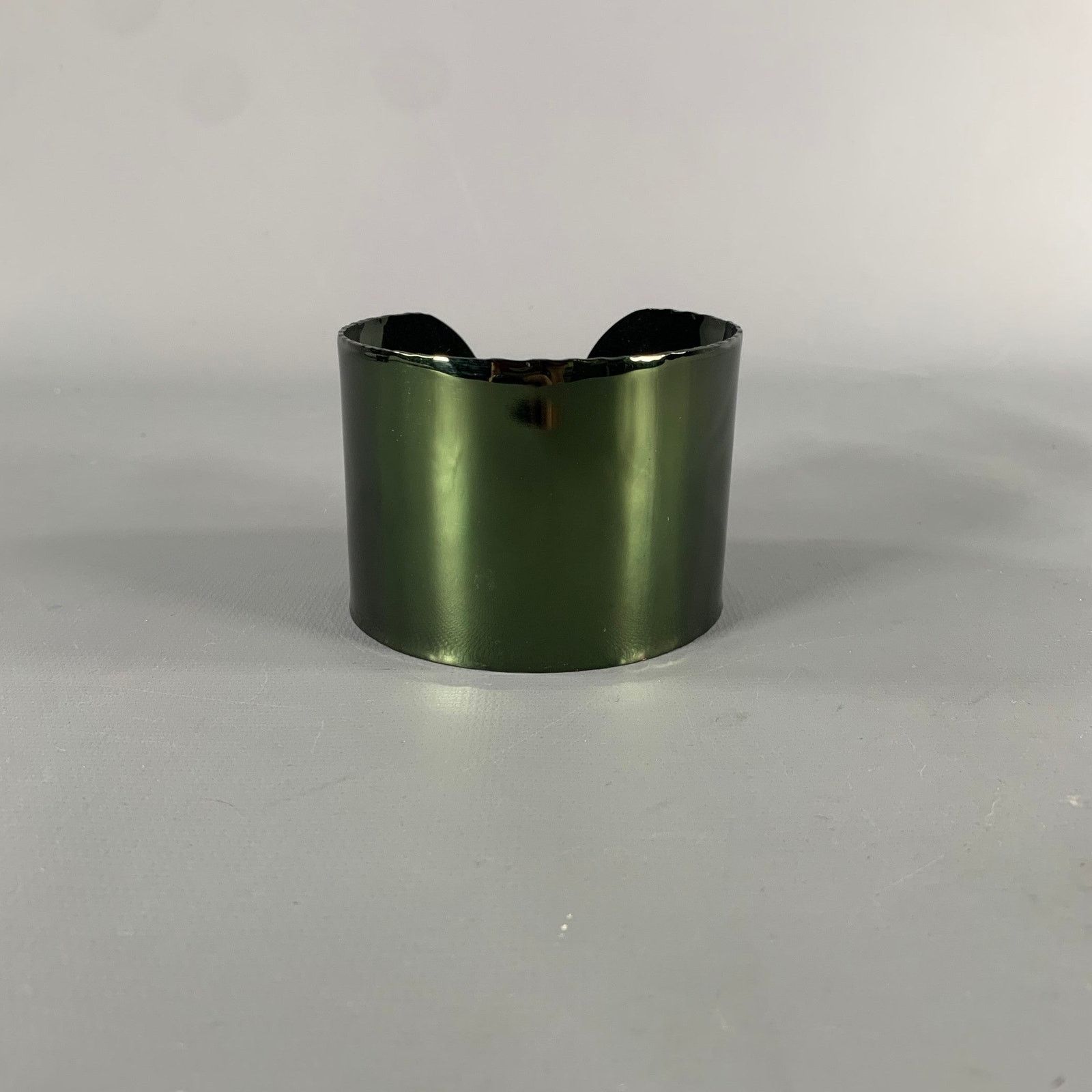Maison Margiela MAISON MARTIN MARGIELA Green Metallic Metal Bracelet Size ONE SIZE - 1 Thumbnail