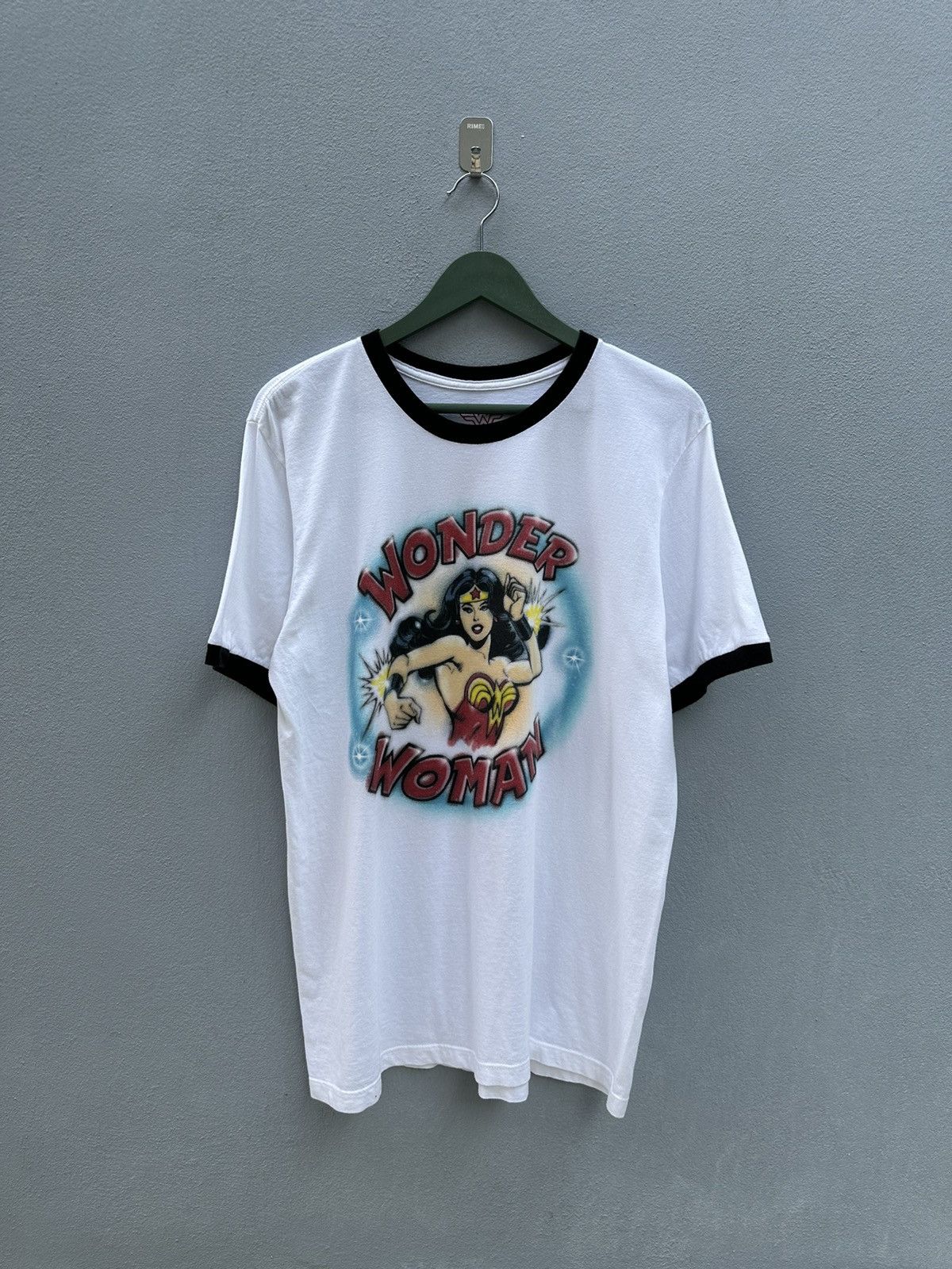 Anime × DC Comics Wonder Women Ringer ©️Dc Tshirt A65 Size US M / EU 48-50 / 2 - 1 Thumbnail