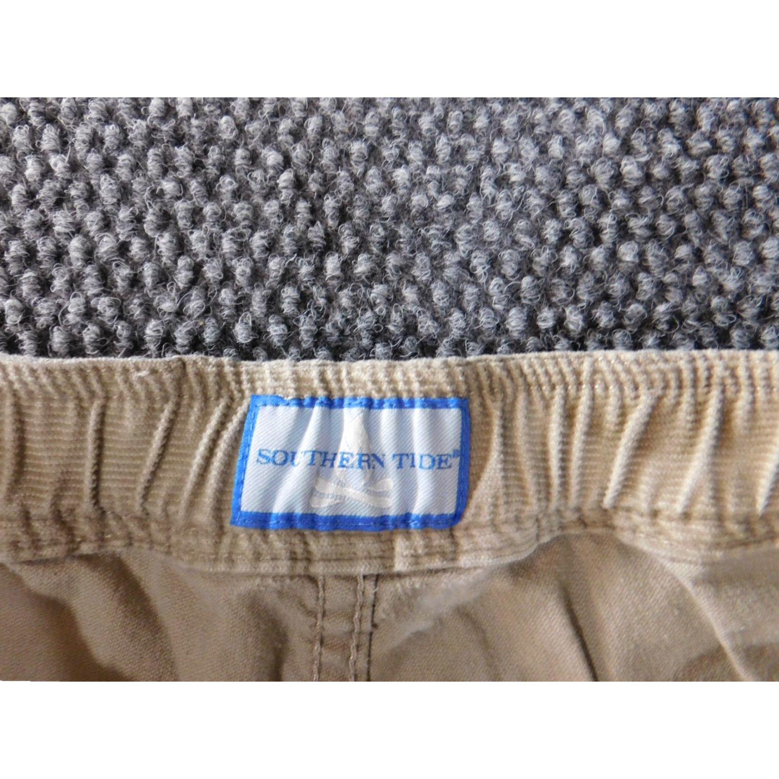 Southern Tide Southern Tide Pants 32x30 Mens beige stretch waist corduroy straight Size US 32 / EU 48 - 3 Thumbnail