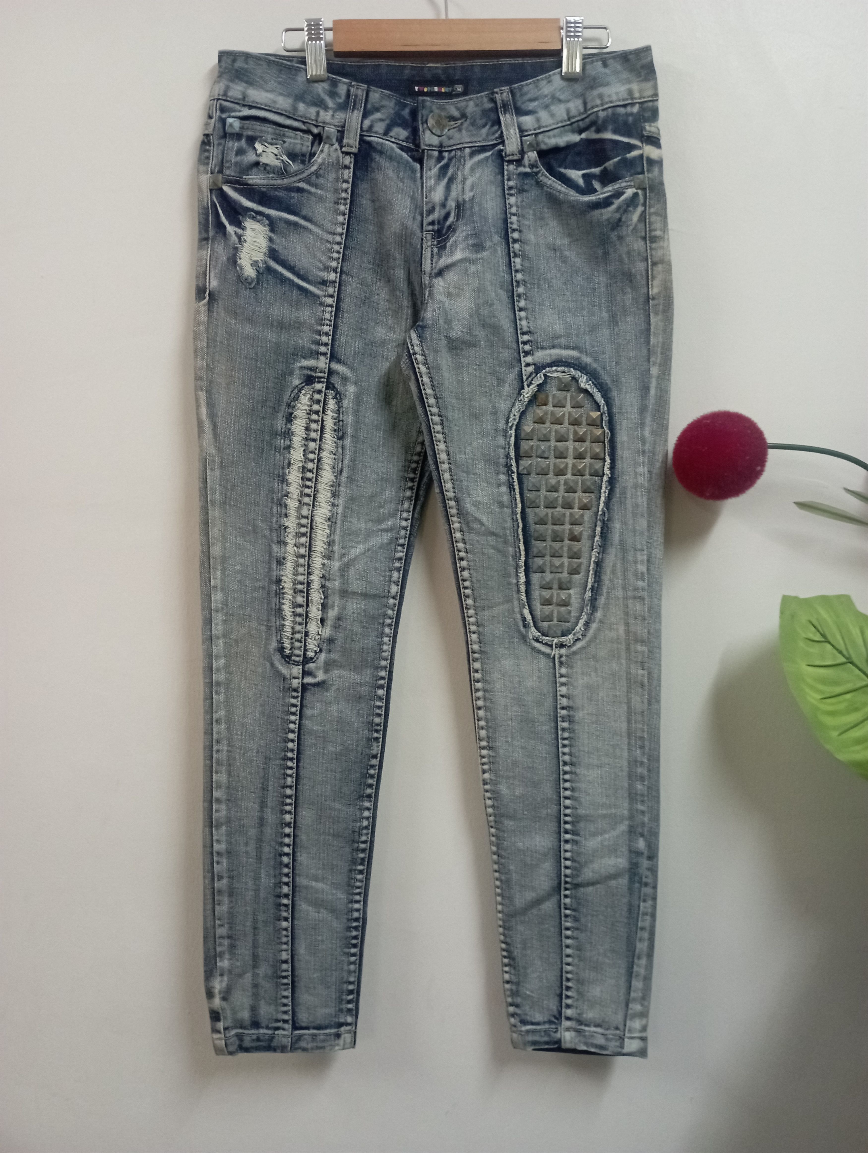 PPFM Punk Mud Rusty Patchwork Jeans Japan TwoPercent Jeans Size US 31 - 1 Thumbnail