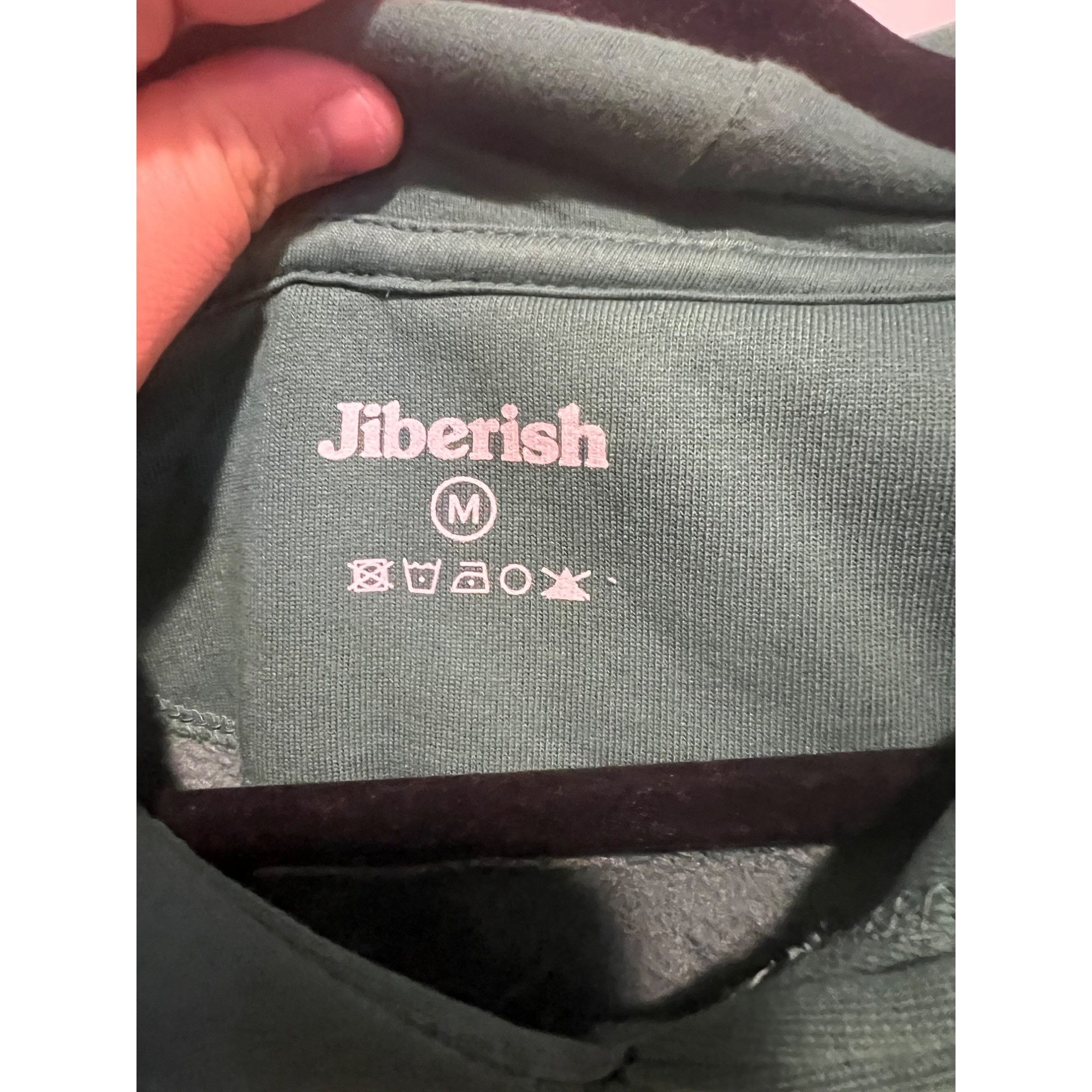 Jiberish Jiberish Green Graphic Hoodie - size M Size US M / EU 48-50 / 2 - 3 Thumbnail