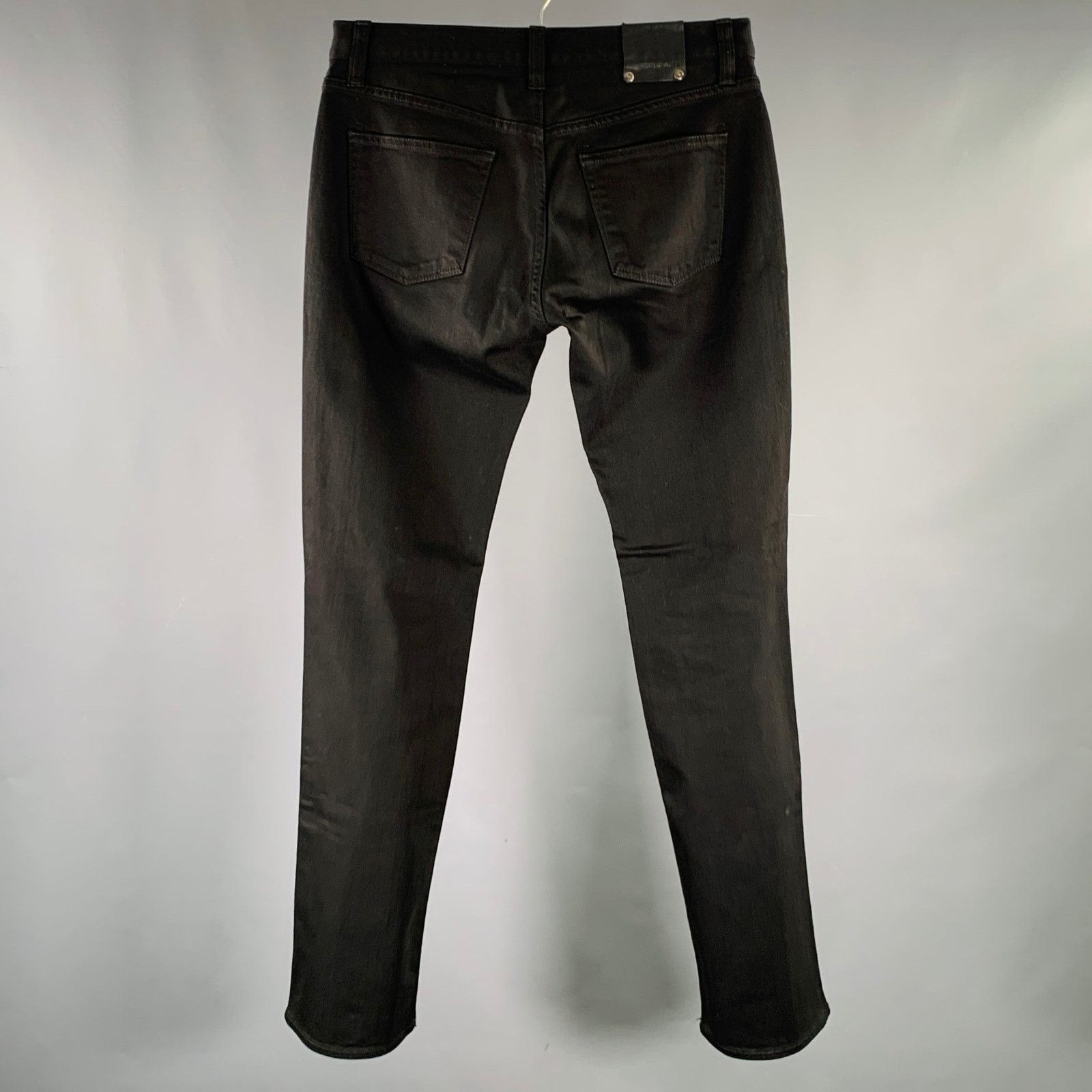 Other 32 -Kane- Black Cotton Blend 5 Pocket Slim Straight Jeans Size US 32 / EU 48 - 2 Thumbnail