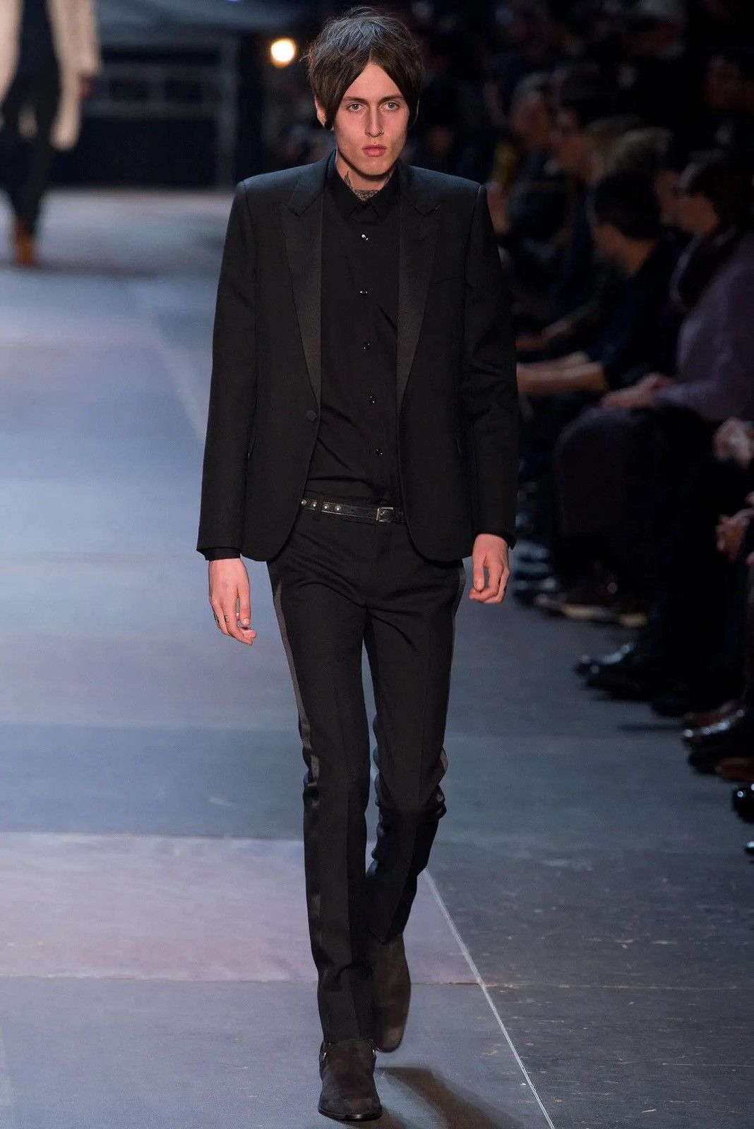 Saint Laurent Paris FW13 Peaked Le Smoking Suit Size 54R - 3 Thumbnail