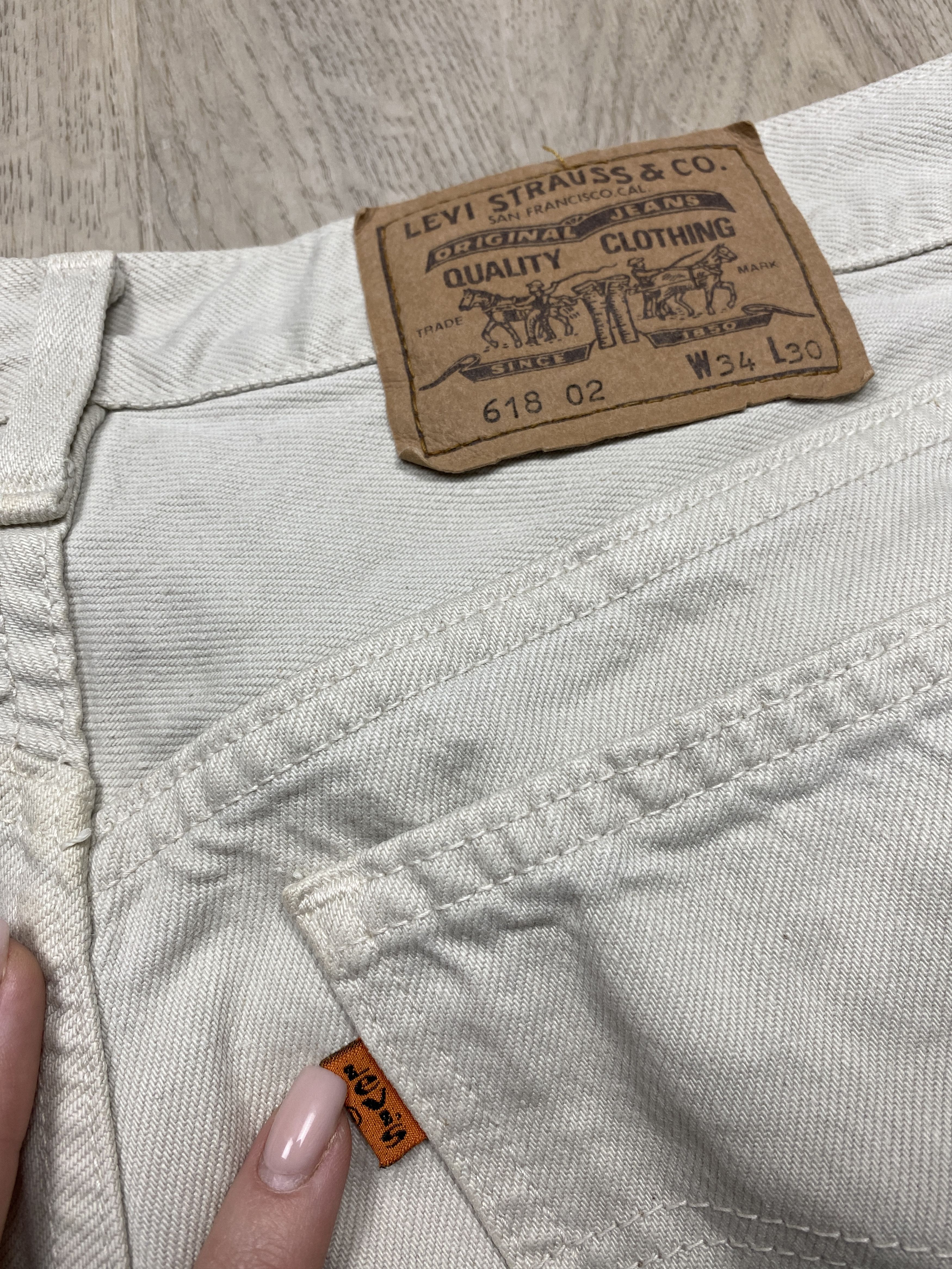 Levi's Levis 618 90s Vintage Denim Pants Orange Tab Jeans Size US 30 / EU 46 - 2 Thumbnail