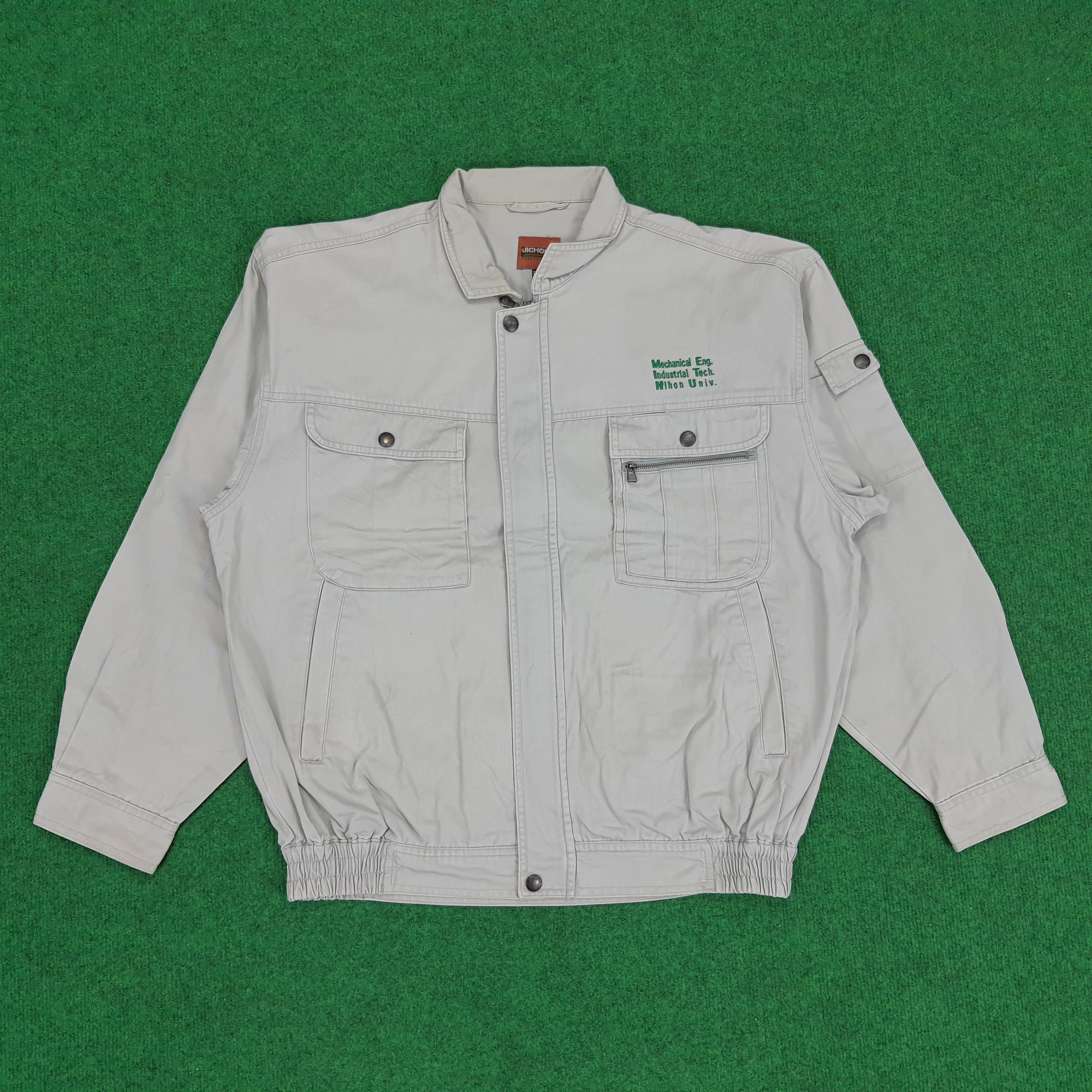 Japanese Brand Vintage NISMO Nissan Racing Team Custom Workwear Jacket Size US L / EU 52-54 / 3 - 3 Thumbnail
