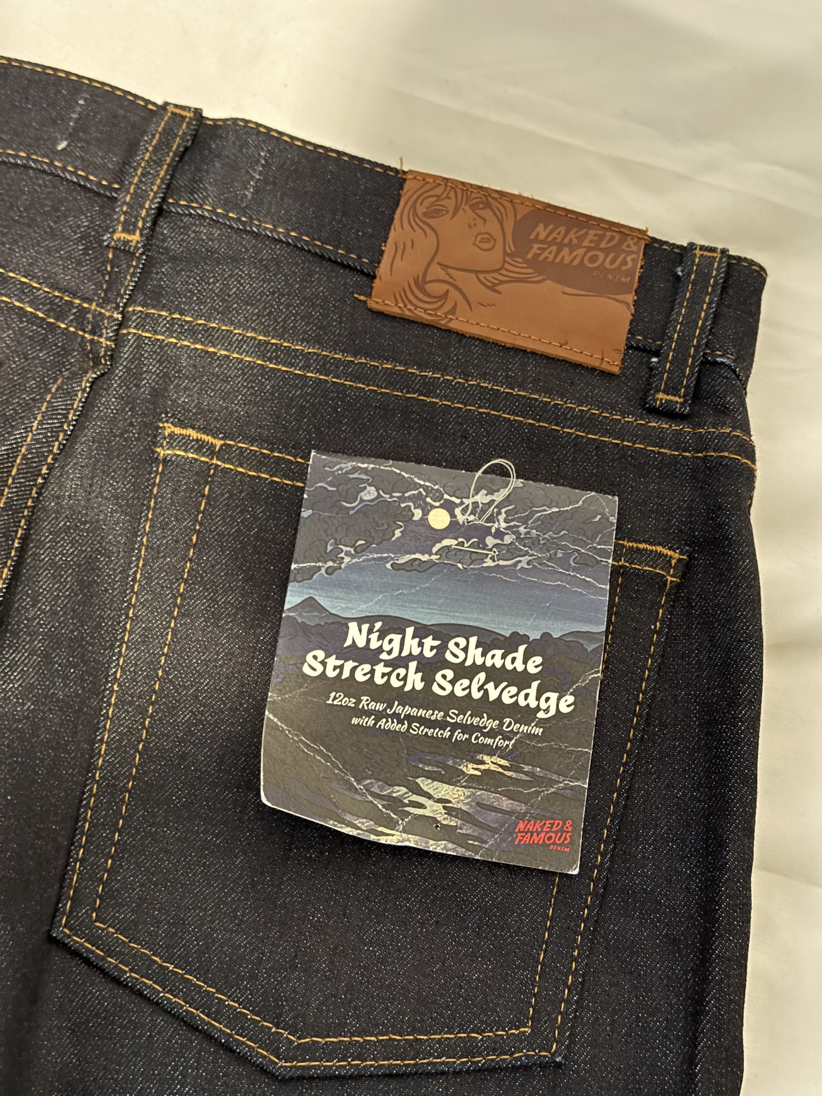 Naked & Famous Naked and Famous - Nightshade denim - 27 - Max fit - New Size 27" / US 4 / IT 40 - 5 Thumbnail
