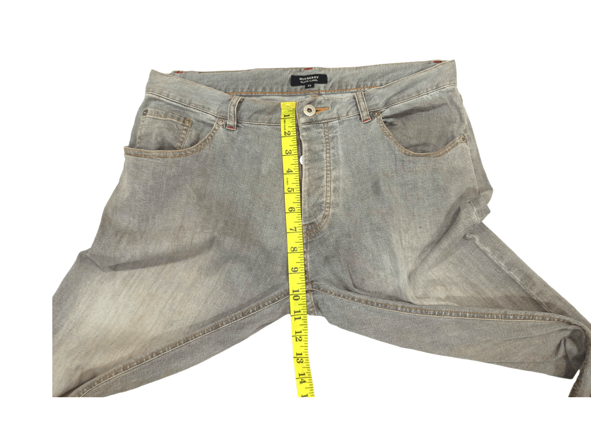 Burberry Vintage Burberry Black Label Faded Grey Denim Size US 32 / EU 48 - 18 Thumbnail