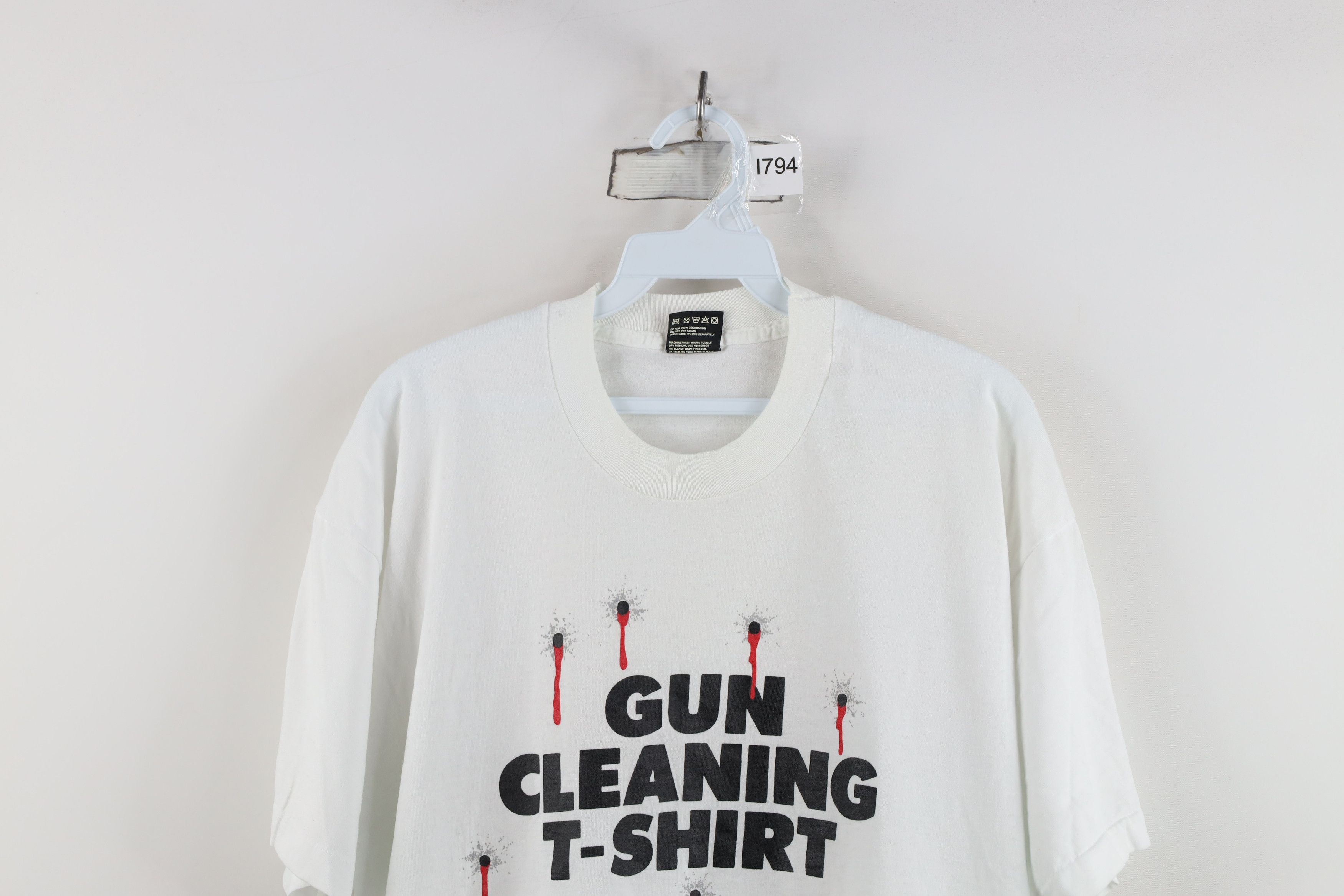 Vintage Vintage 80s 90s Cleaning T-Shirt Short Sleeve T-Shirt USA Size US XL / EU 56 / 4 - 2 Thumbnail