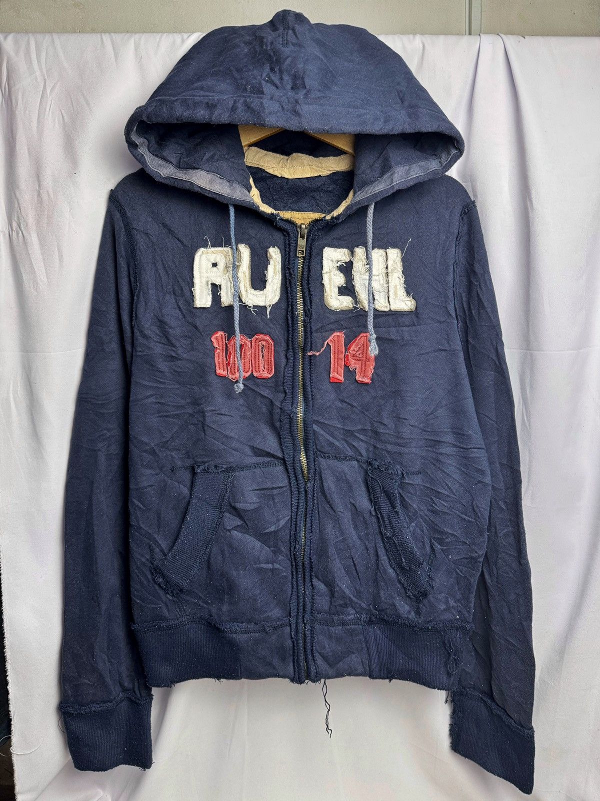 Hysteric Glamour × If Six Was Nine × Japanese Brand Japanese Distressed Ruehl Hoodie Ifsix lgb style Size US L / EU 52-54 / 3 - 2 Thumbnail