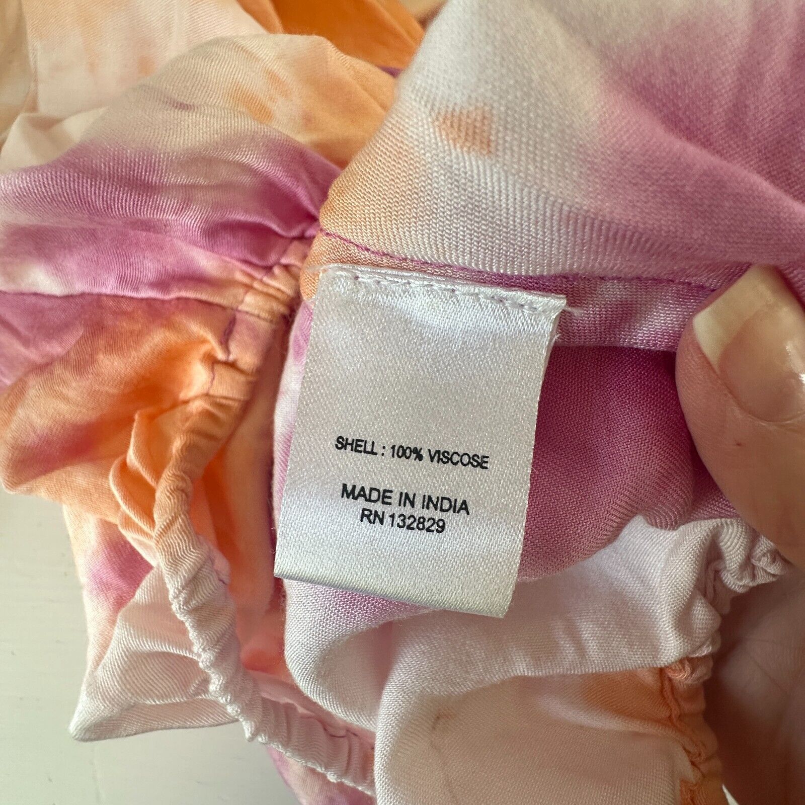 REVOLVE Revolve Tularosa Dolce Pastel Tie Dye Pintuck Top Cuff Tie M Size S / US 4 / IT 40 - 11 Thumbnail