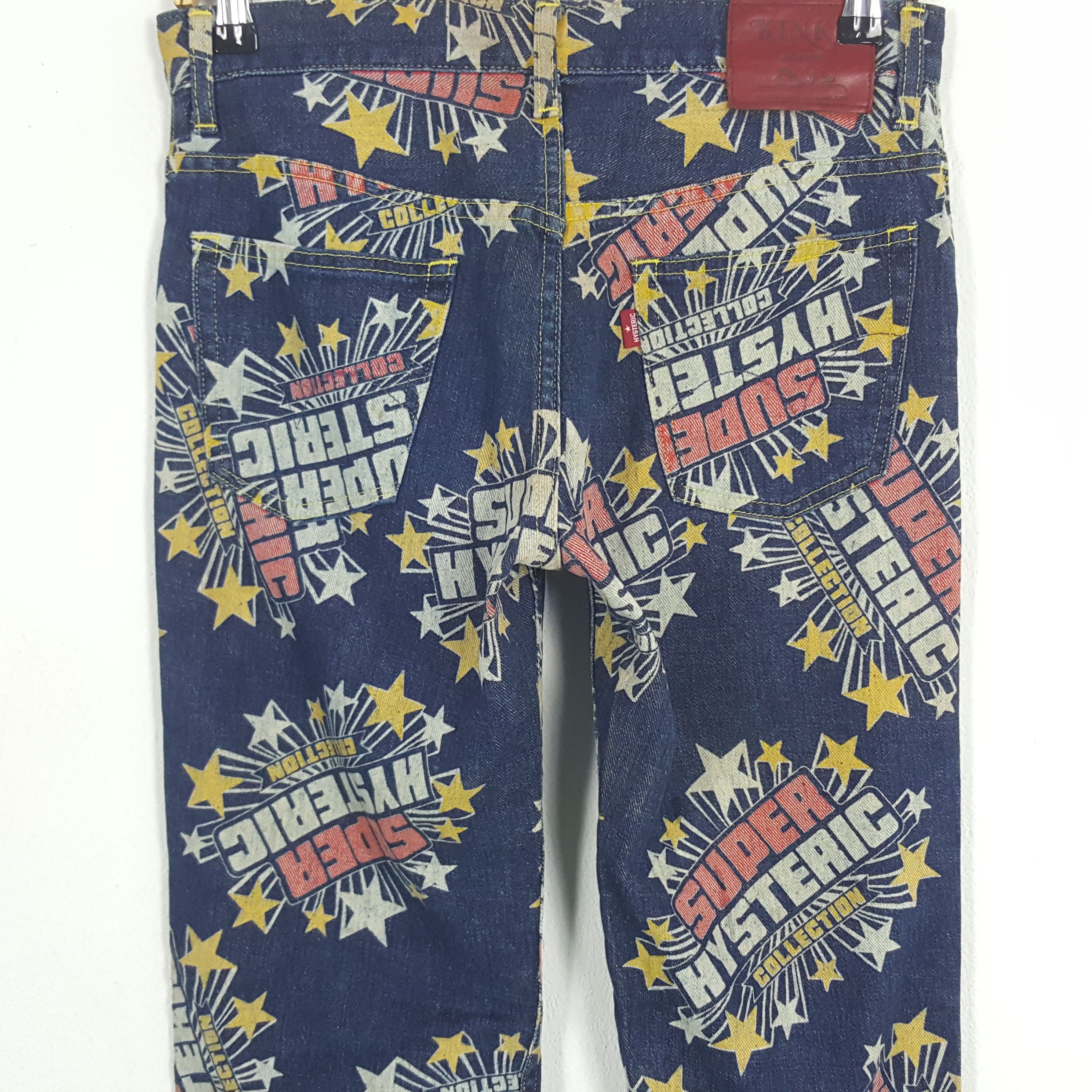 Hysteric Glamour × Japanese Brand × Vintage Vintage Hysteric Glamour Super Overprinted Denim Jeans Size US 29 - 5 Thumbnail