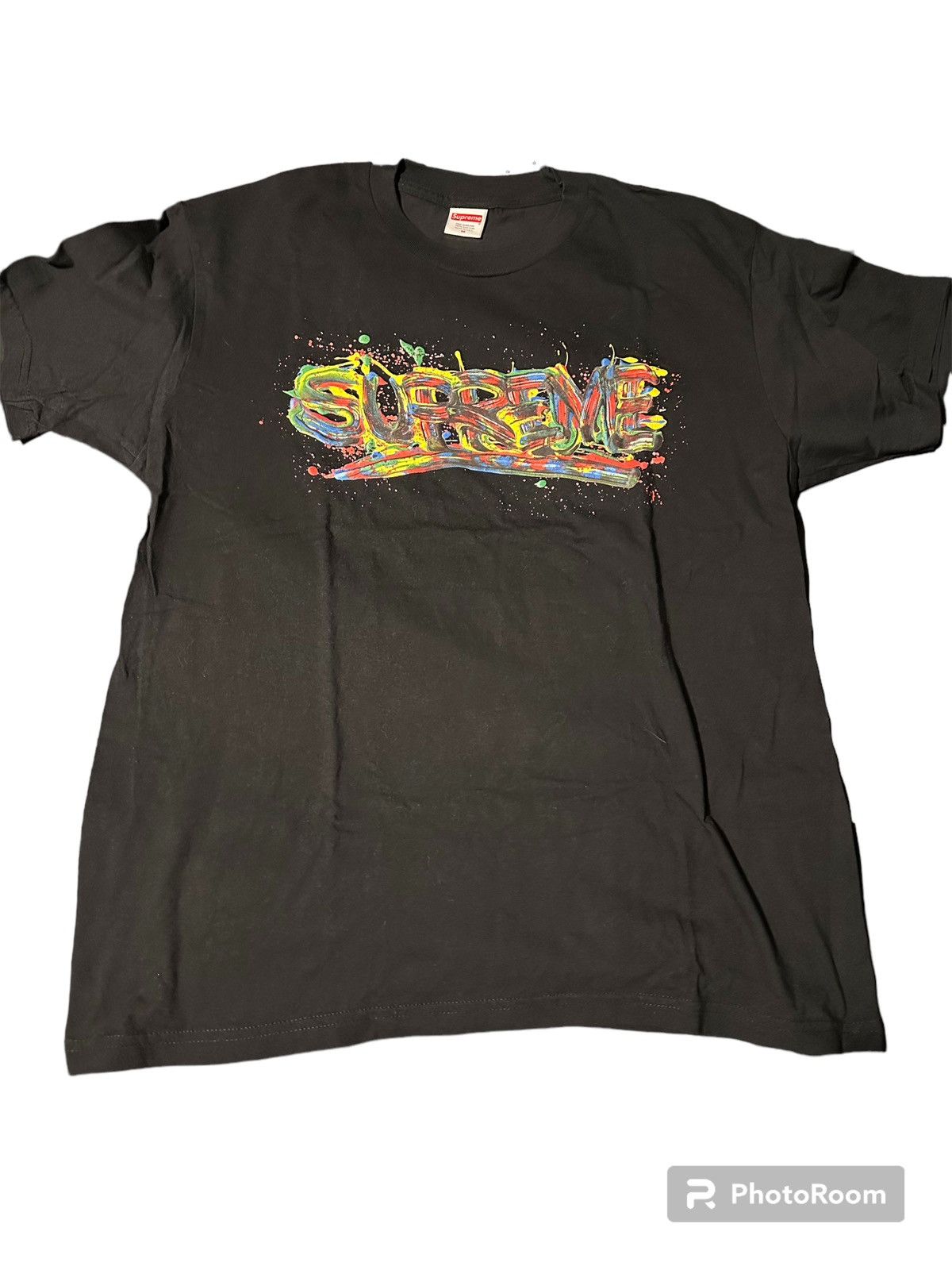Supreme Supreme Paint Logo tee | Grailed