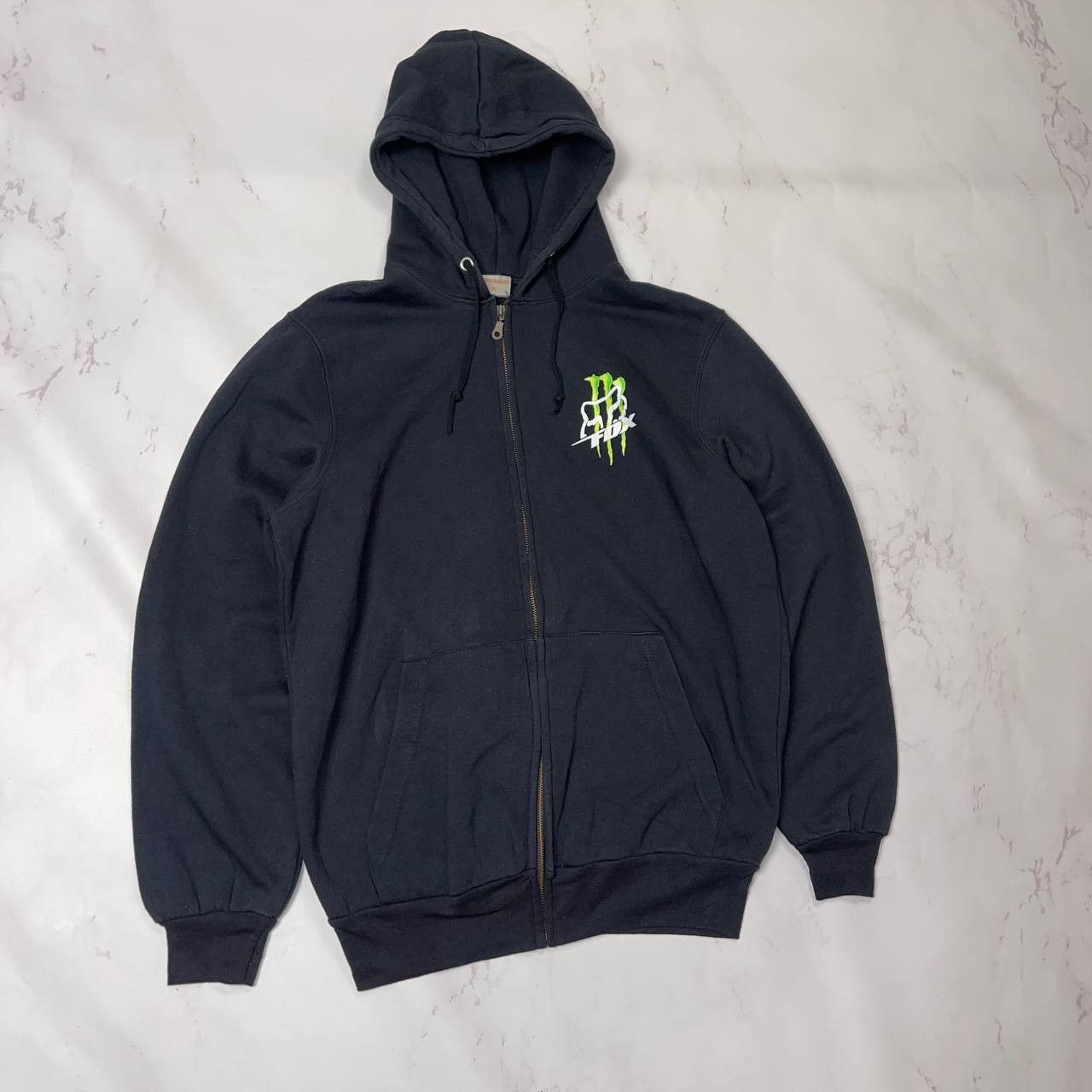Fox Racing Fox racing monster energy y2k SZ XL hoodie skater hype rare Size US XL / EU 56 / 4 - 4 Thumbnail