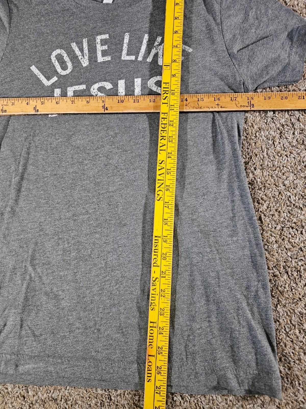 Other Bella Canvas M Love Like Jesus Tshirt Size M / US 6-8 / IT 42-44 - 5 Thumbnail