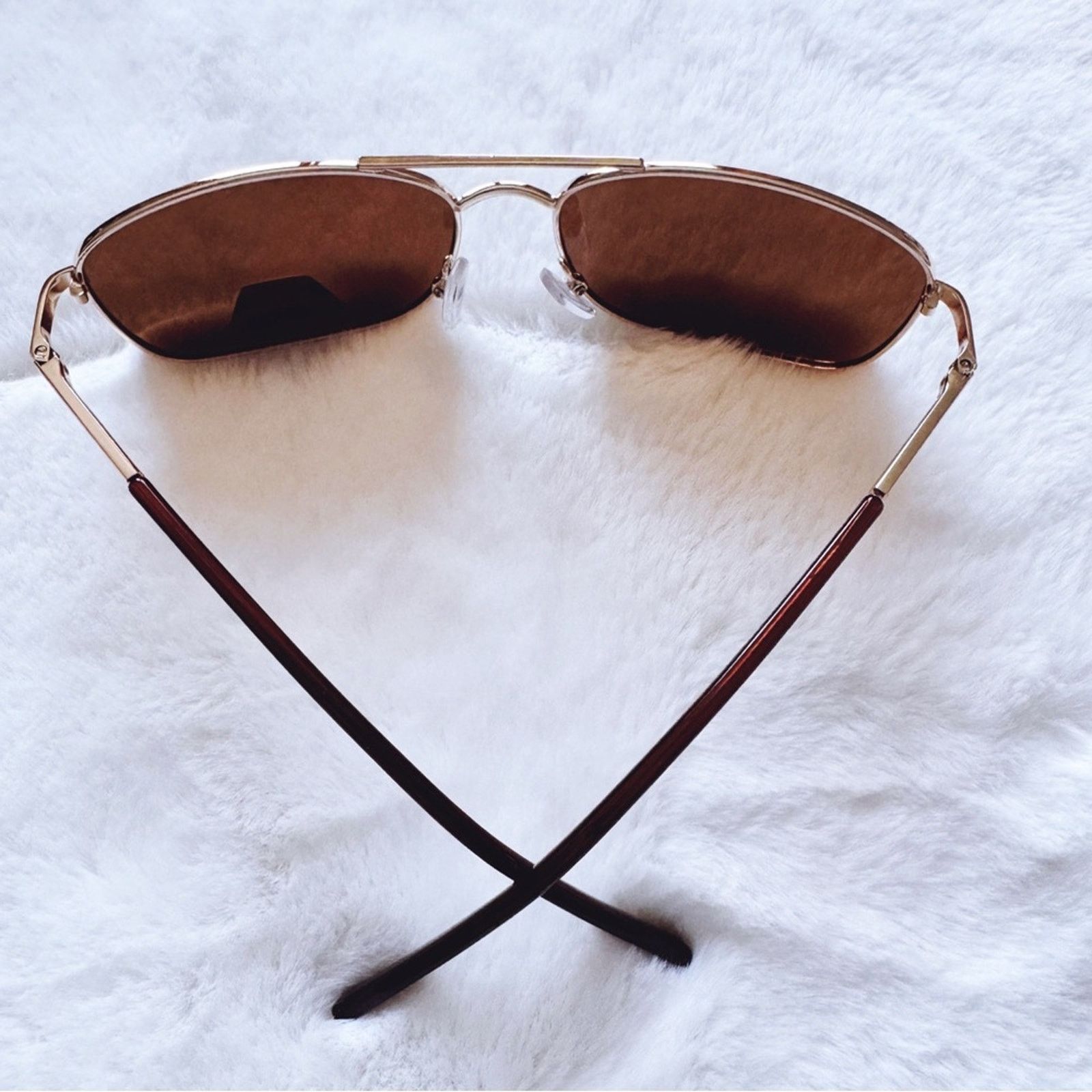 Other Troy Brown Rectangular Polarized Sunglasses Size ONE SIZE - 11 Thumbnail