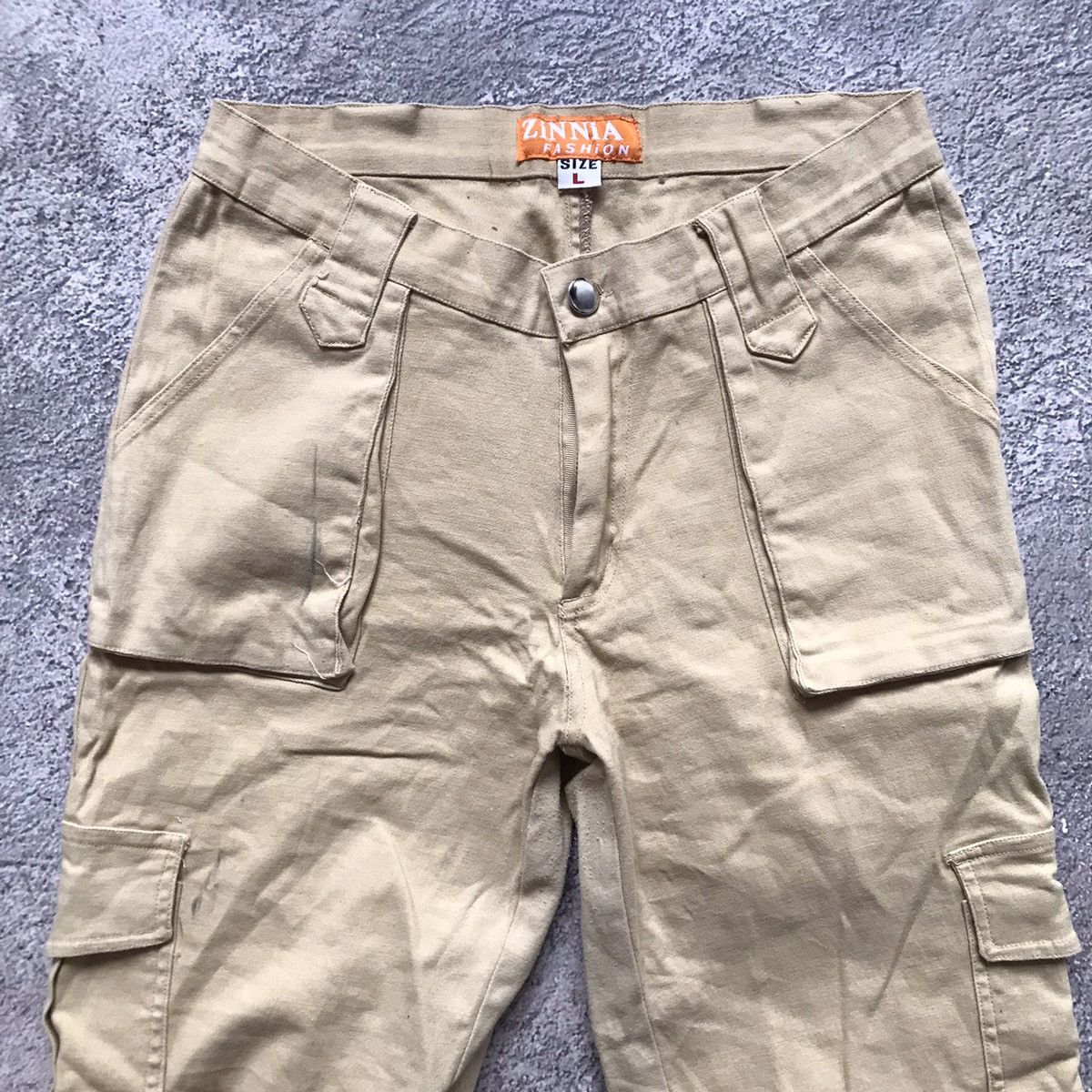 Vintage Vintage 90s Baggy Cargo Pants Flared Parachute Streetwear 26 Size 26" / US 2 / IT 38 - 5 Thumbnail