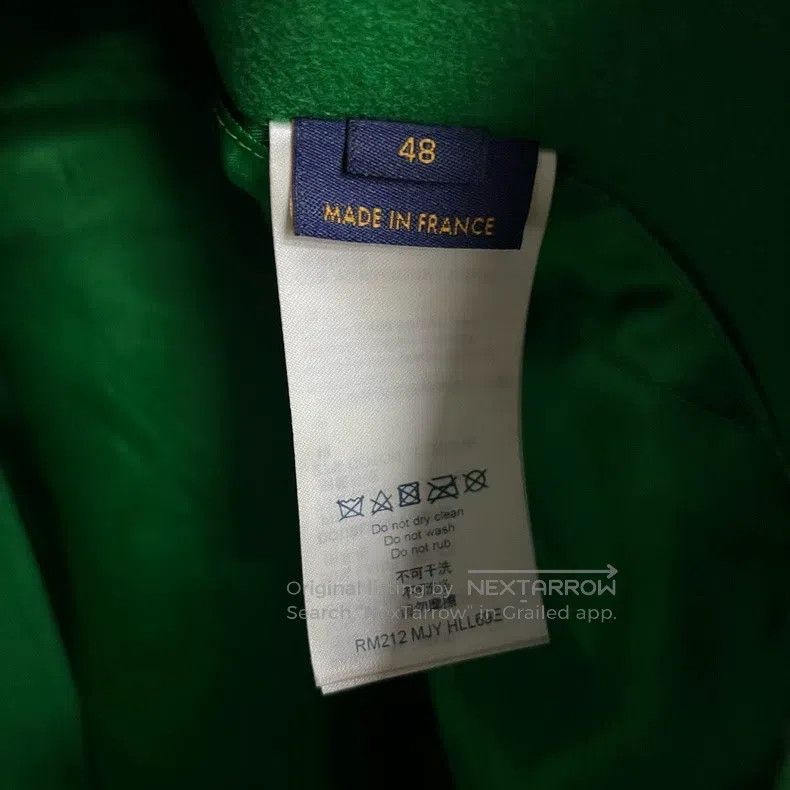 Louis Vuitton Louis Vuitton Green Letter Pattern Patchwork Loose Long Sl Size US M / EU 48-50 / 2 - 3 Thumbnail