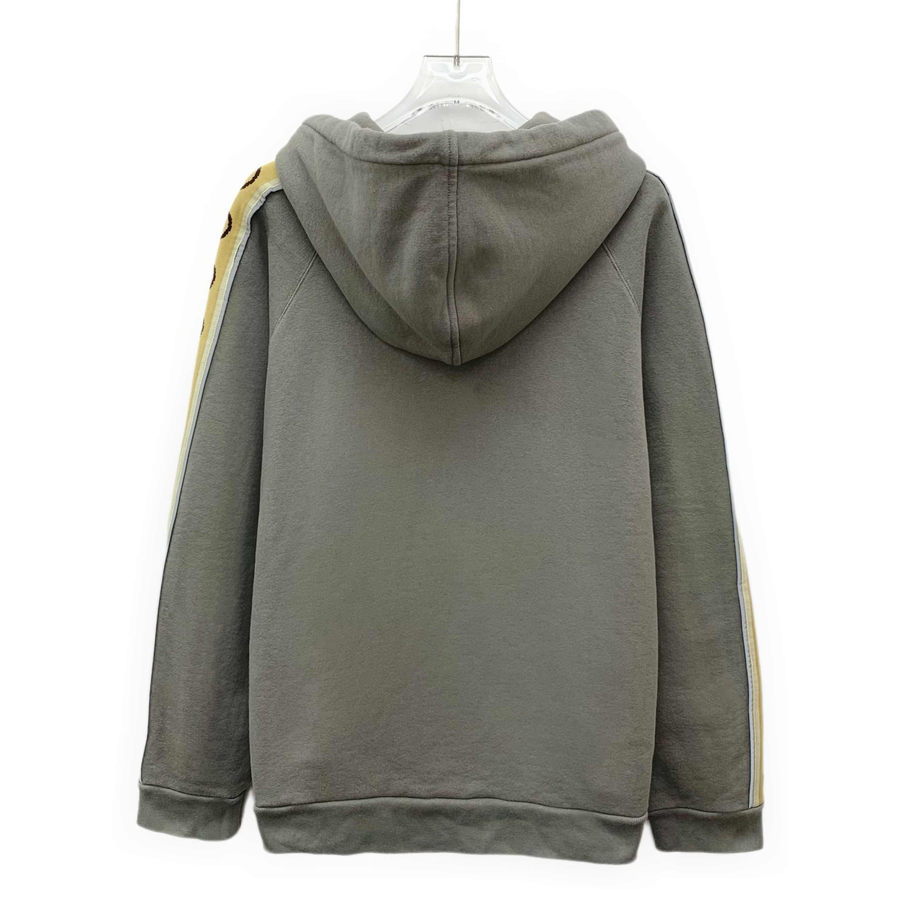 Gucci Gucci Logo Stripe Hoodie Grey-Brown (XS) Size XS / US 0-2 / IT 36-38 - 2 Thumbnail