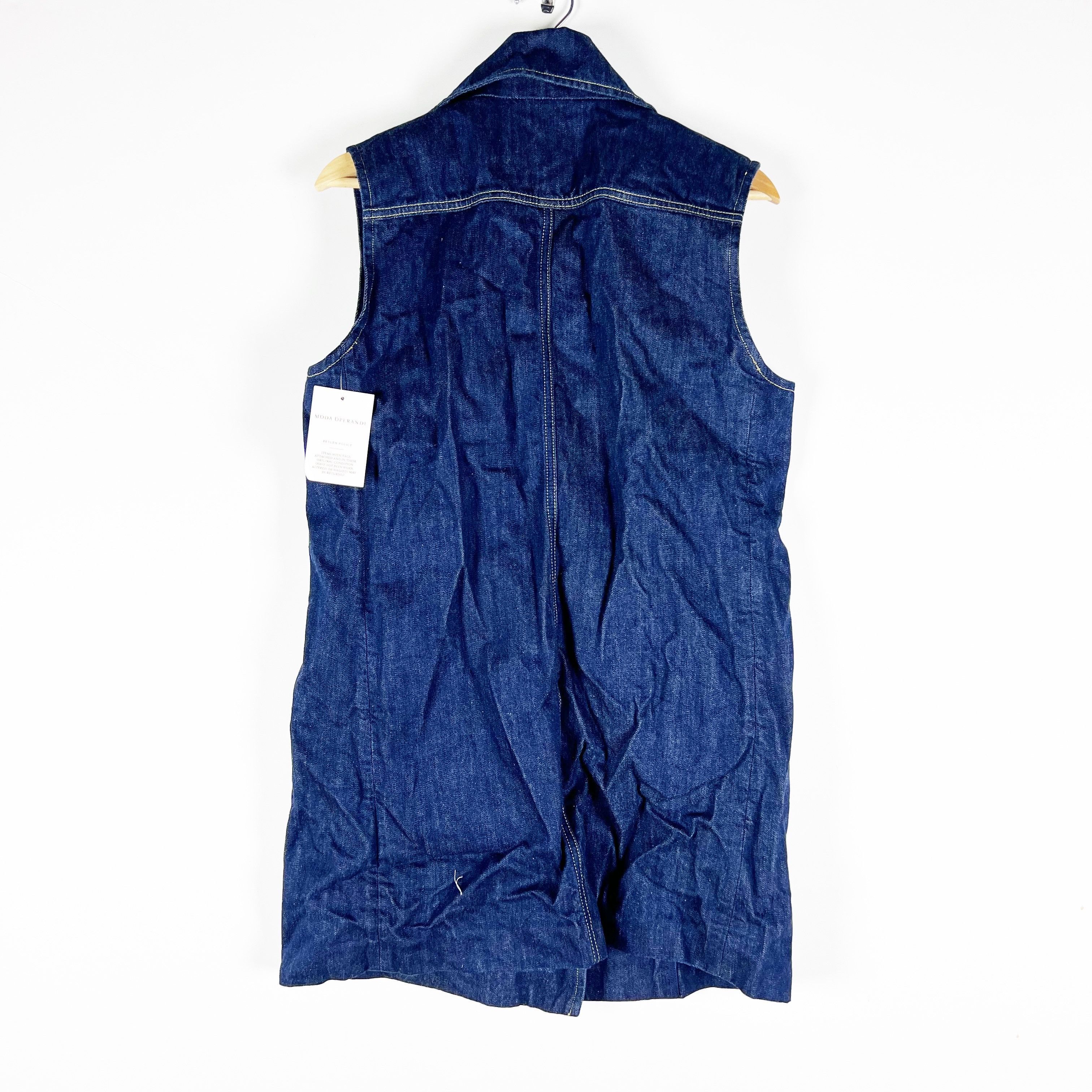 Other NEW Seafarer Cotton Denim Jean Sleeveless Size M / US 6-8 / IT 42-44 - 4 Thumbnail