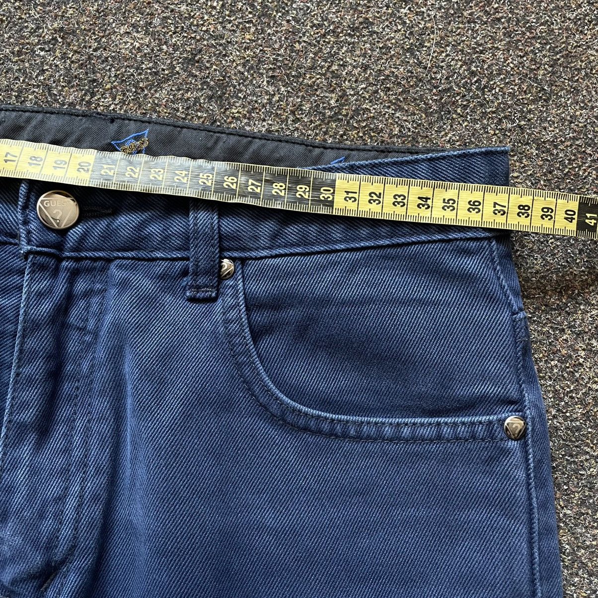 Vintage Vintage 90s Guess Flared Baggy Wide Leg Jeans Skate Faded 31 Size 31" - 7 Thumbnail