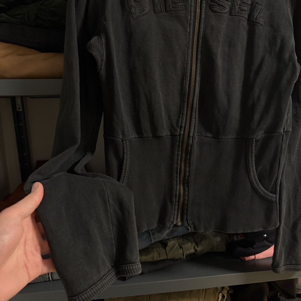 Diesel Vintage Diesel Zip Track Hood Avant Garde Size M / US 6-8 / IT 42-44 - 6 Thumbnail