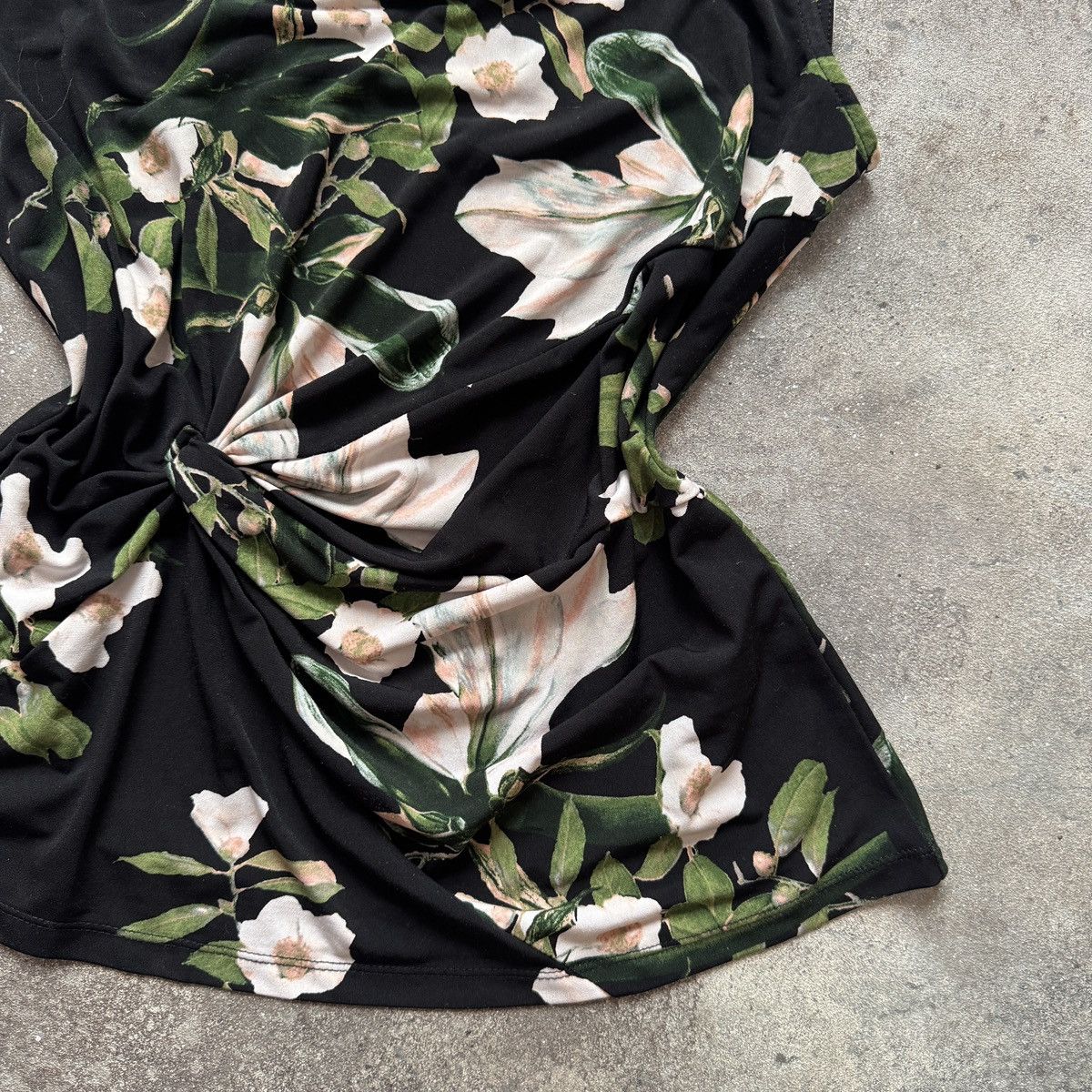 DKNY DKNY Super Sexy Floral Y2K Tank Top / Blouse Size S / US 4 / IT 40 - 5 Thumbnail