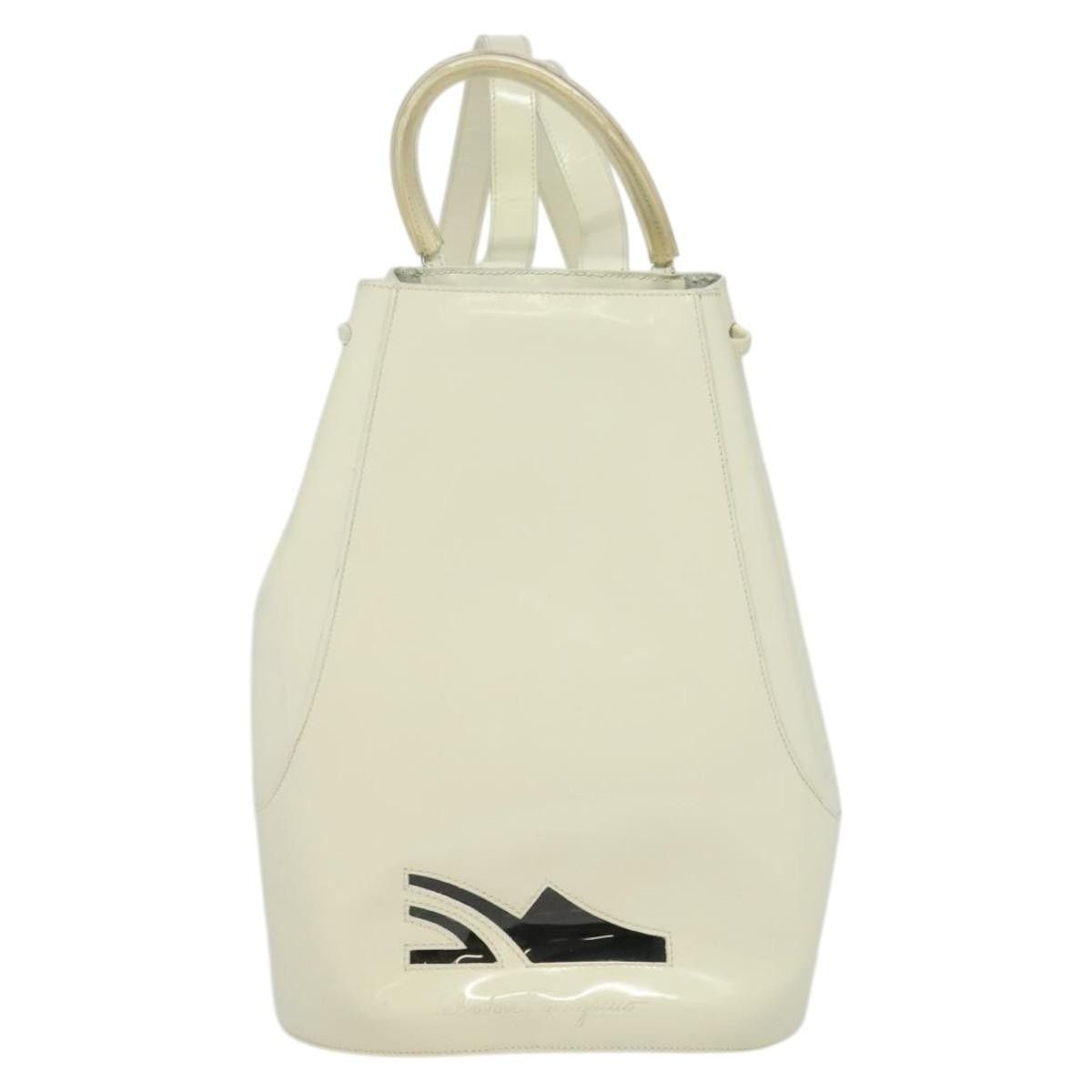 Salvatore Ferragamo Salvatore Ferragamo Vintage Gancini Patent Leather Size ONE SIZE - 1 Thumbnail