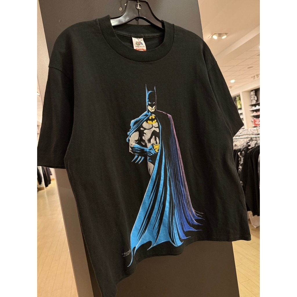 Changes × DC Comics × Vintage 1988 Batman 80s Vintage DC Comics Cropped Changes Tee Shirt Size US L / EU 52-54 / 3 - 3 Thumbnail