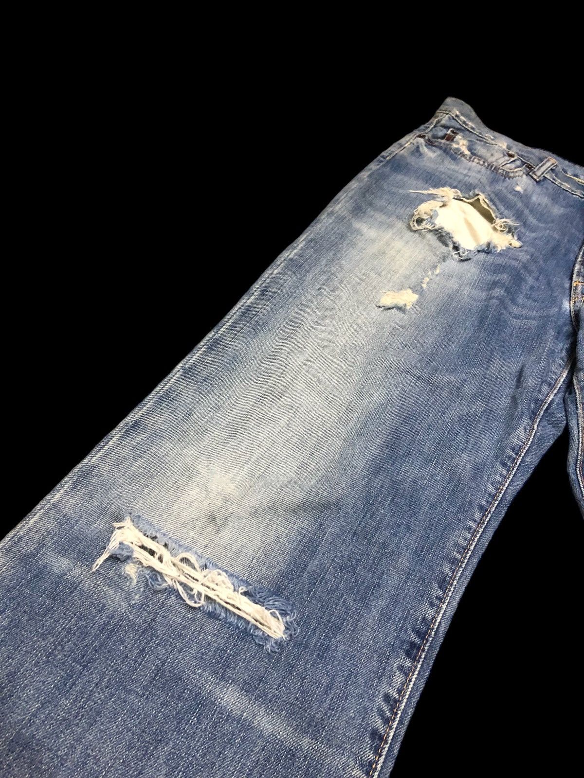 Abercrombie & Fitch A&F DISTRESSED DENIM Size US 34 / EU 50 - 5 Thumbnail