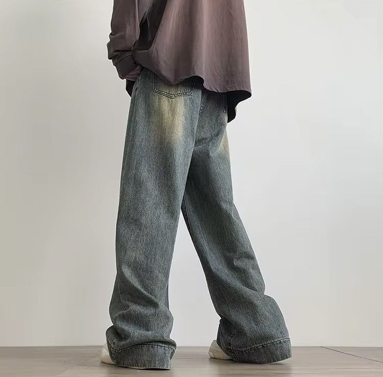 Jean × Vintage Distressed Vintage Blue Baggy Jeans Size US 31 - 3 Thumbnail