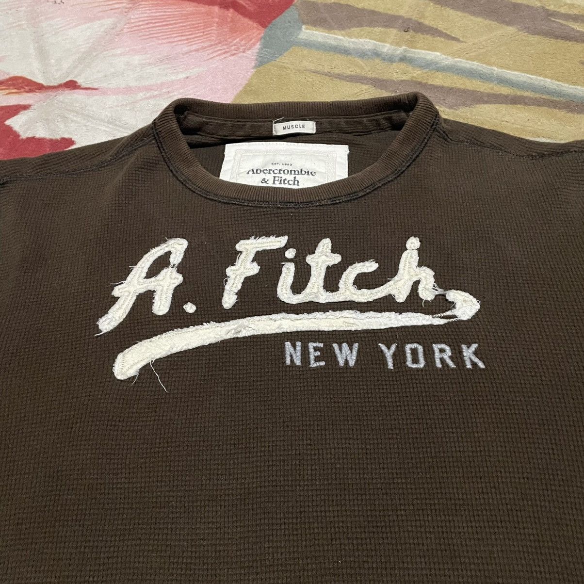 Abercrombie & Fitch Vintage Abercrombie & Fitch Long Sleeve Tee Size US XL / EU 56 / 4 - 2 Thumbnail