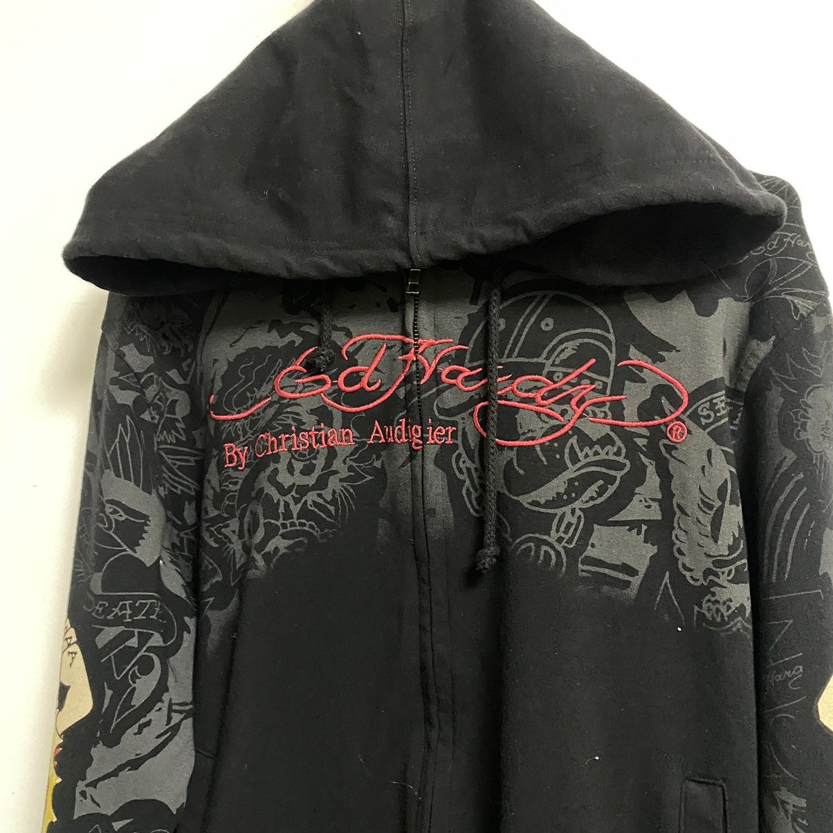 Ed Hardy Vintage Ed Hardy hoodie christian audigier Size US XL / EU 56 / 4 - 4 Thumbnail
