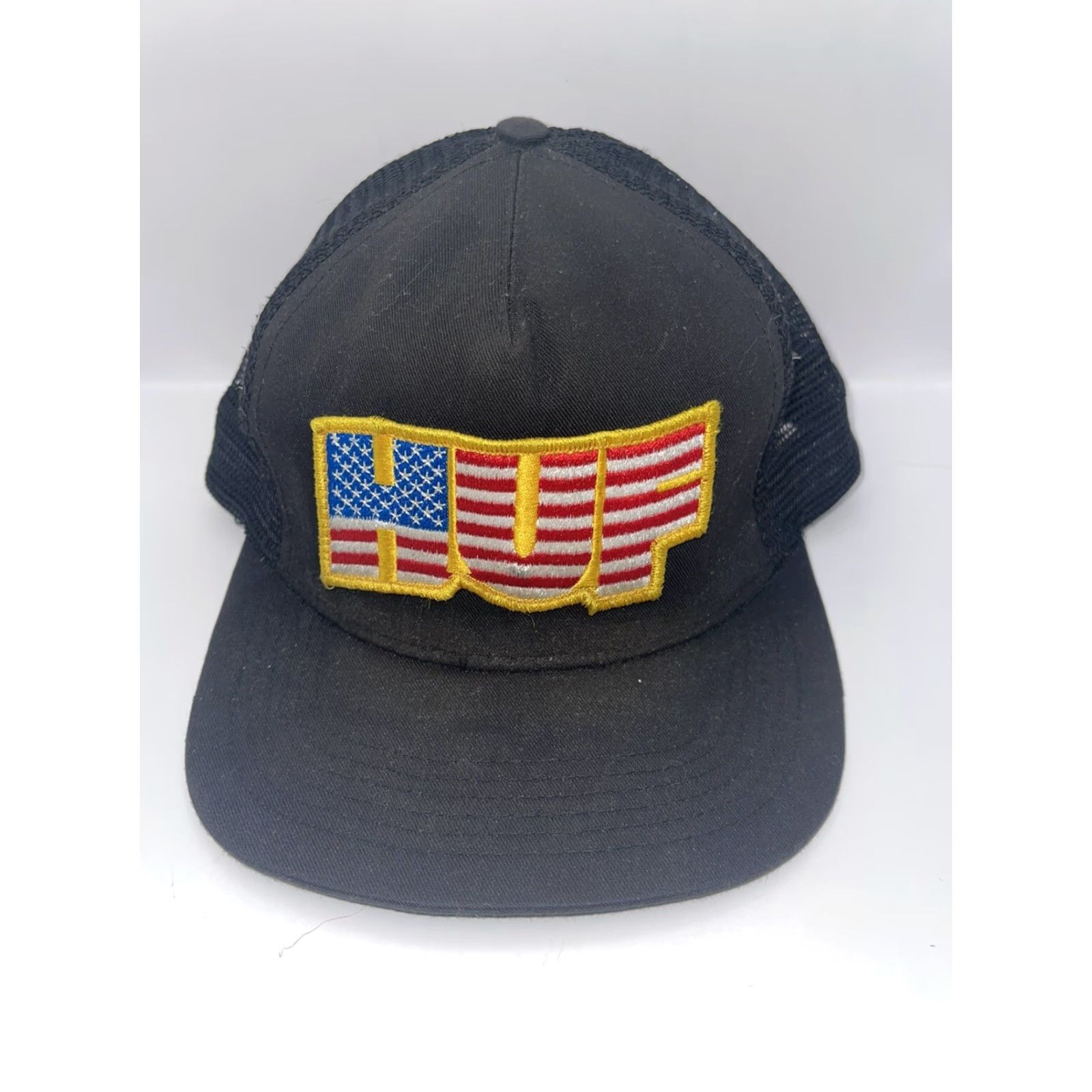 Huf Vintage HUF USA Made Adjustable Trucker Hat Black User: Vintage HUF USA Made Adjustable Trucker Hat Black Size ONE SIZE - 2 Thumbnail