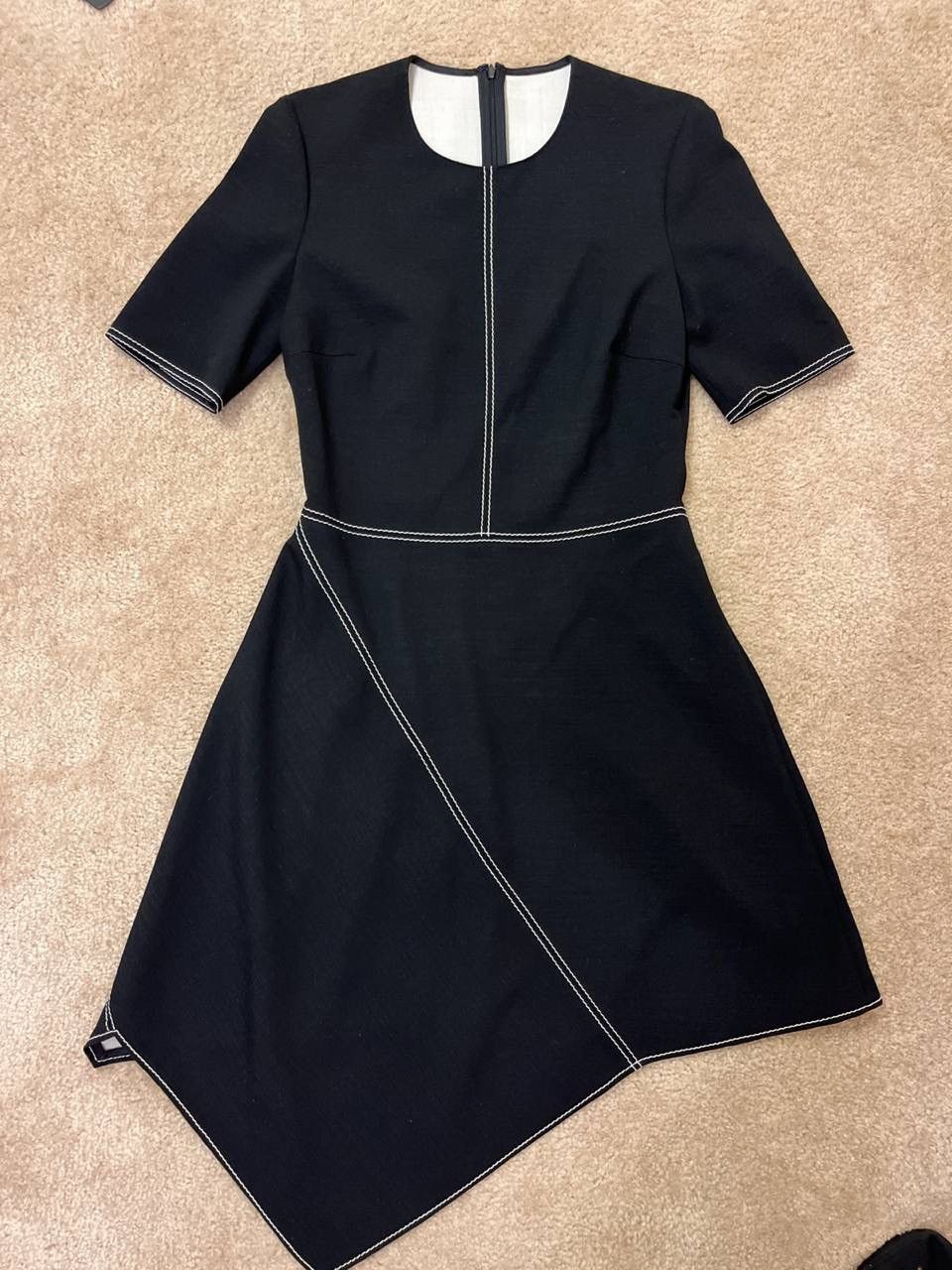 Stella McCartney Stella McCartney Topstitch Asymmetrical Dress Size M / US 6-8 / IT 42-44 - 5 Thumbnail